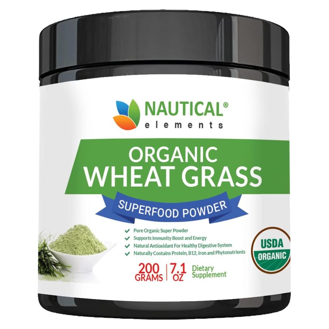 Polvo de pasto de trigo orgánico Sonoran Nutra 198g