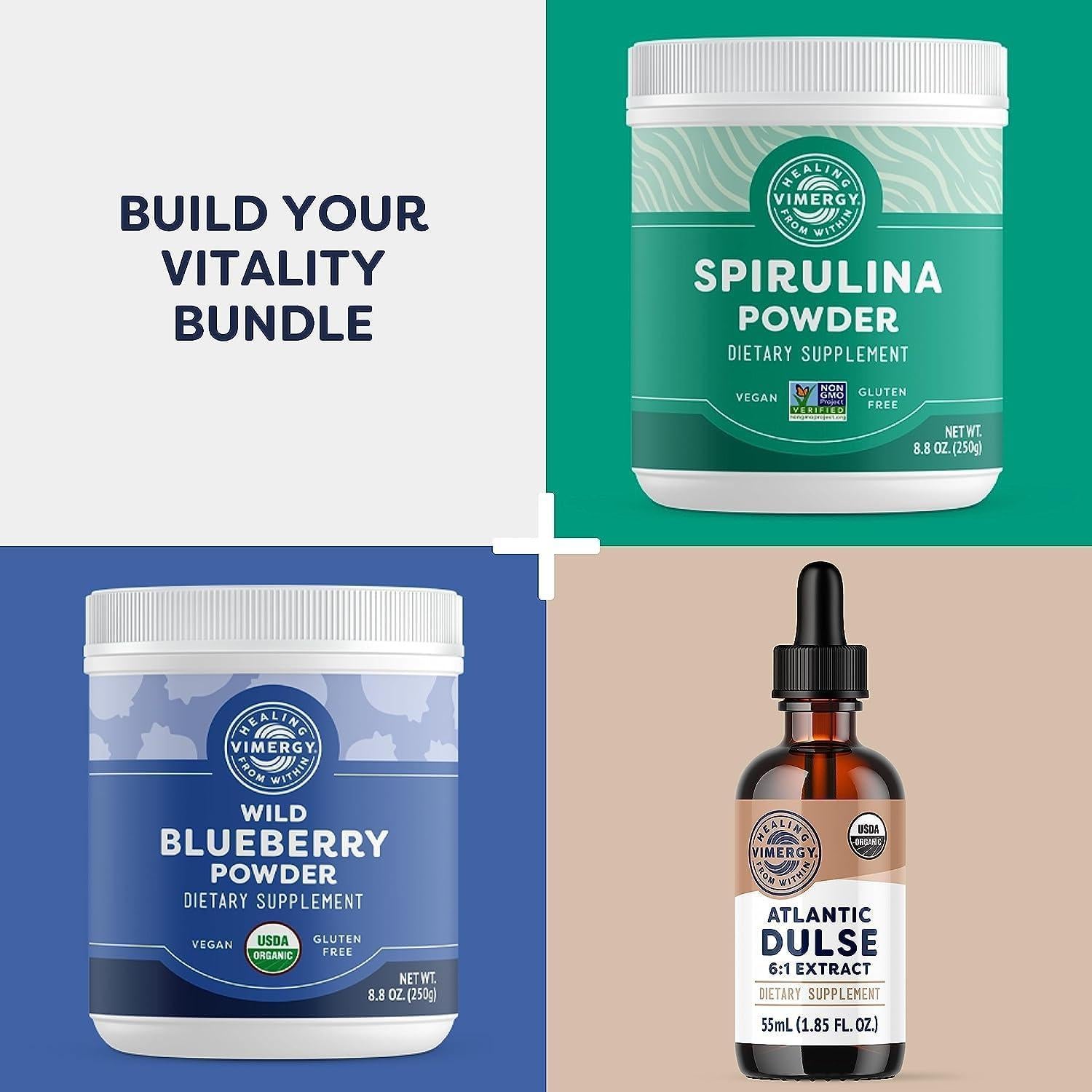 Vimergy Polvo de Jugo de Césped de Cebada Orgánico 250g