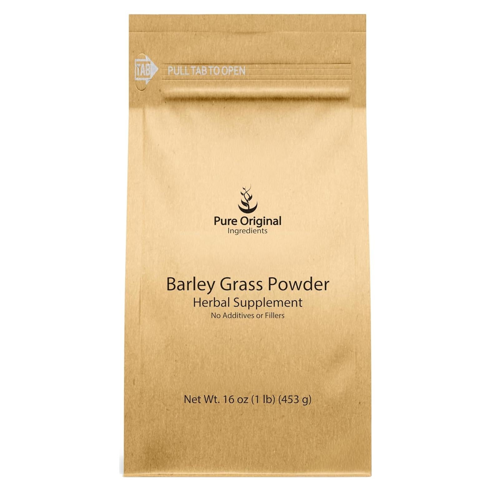 Polvo de Hierba de Cebada 0.45 kg Ingredientes Originales Puros