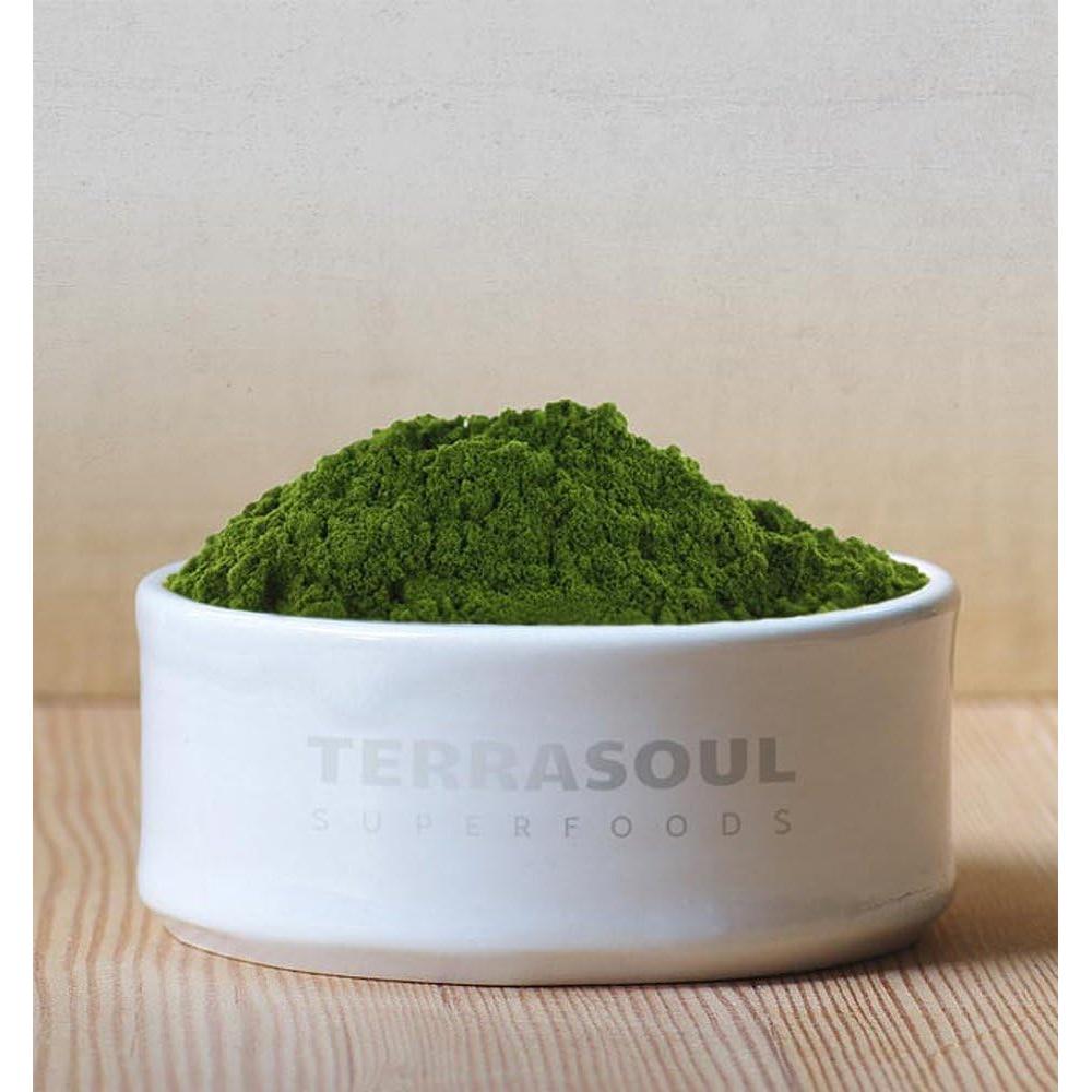 Polvo de Jugo de Cebada Orgánico Terrasoul 142g - Crudo y Vegano