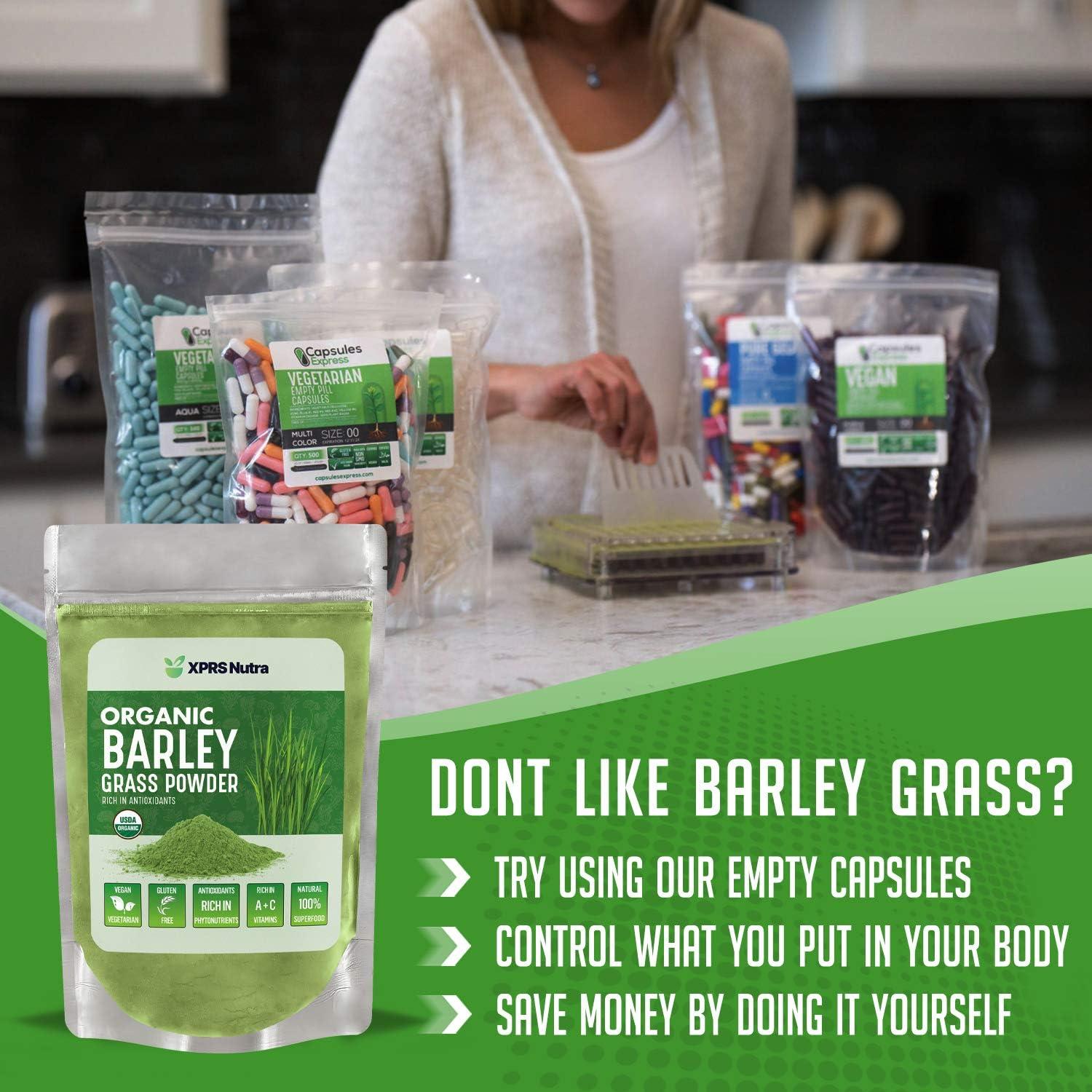 Polvo de Cebada Orgánica XPRS Nutra 450g - Superalimento Verde