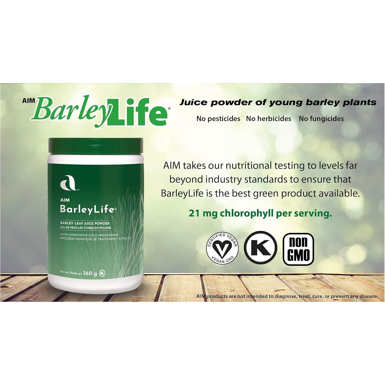 Polvo de Césped de Cebada AIM BarleyLife 360 g