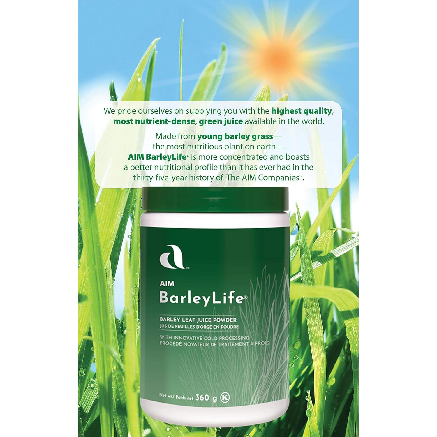 Polvo de Césped de Cebada AIM BarleyLife 360 g