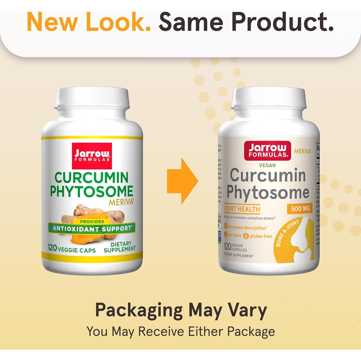 Suplemento Articular Jarrow Formulas Curcumin 500 mg - 120 Cápsulas