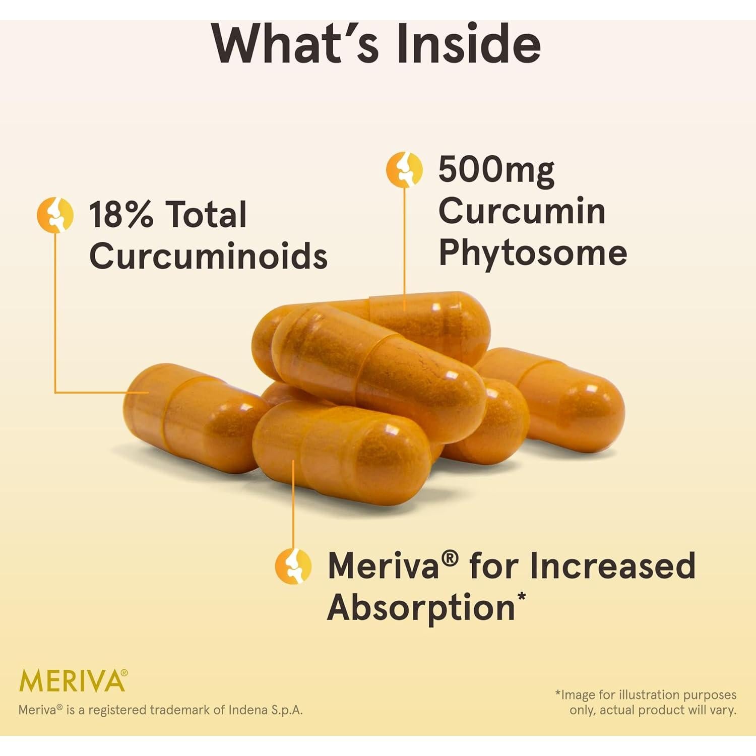 Suplemento Articular Jarrow Formulas Curcumin 500 mg - 120 Cápsulas