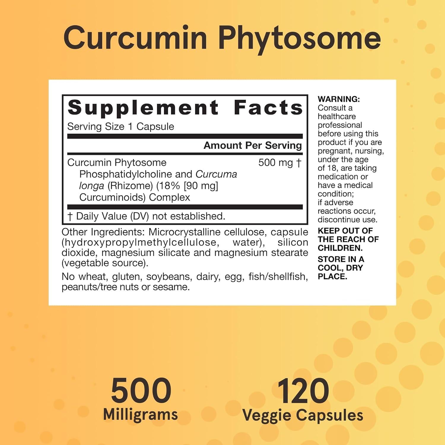 Suplemento Articular Jarrow Formulas Curcumin 500 mg - 120 Cápsulas