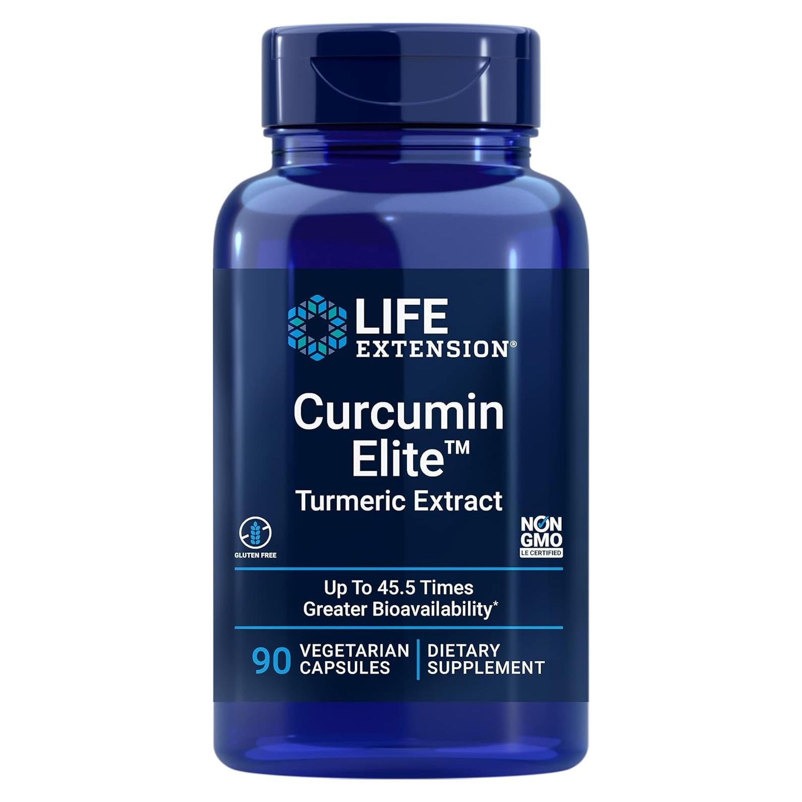 Extracto de Cúrcuma Curcumin Elite Life Extension 90 Cápsulas