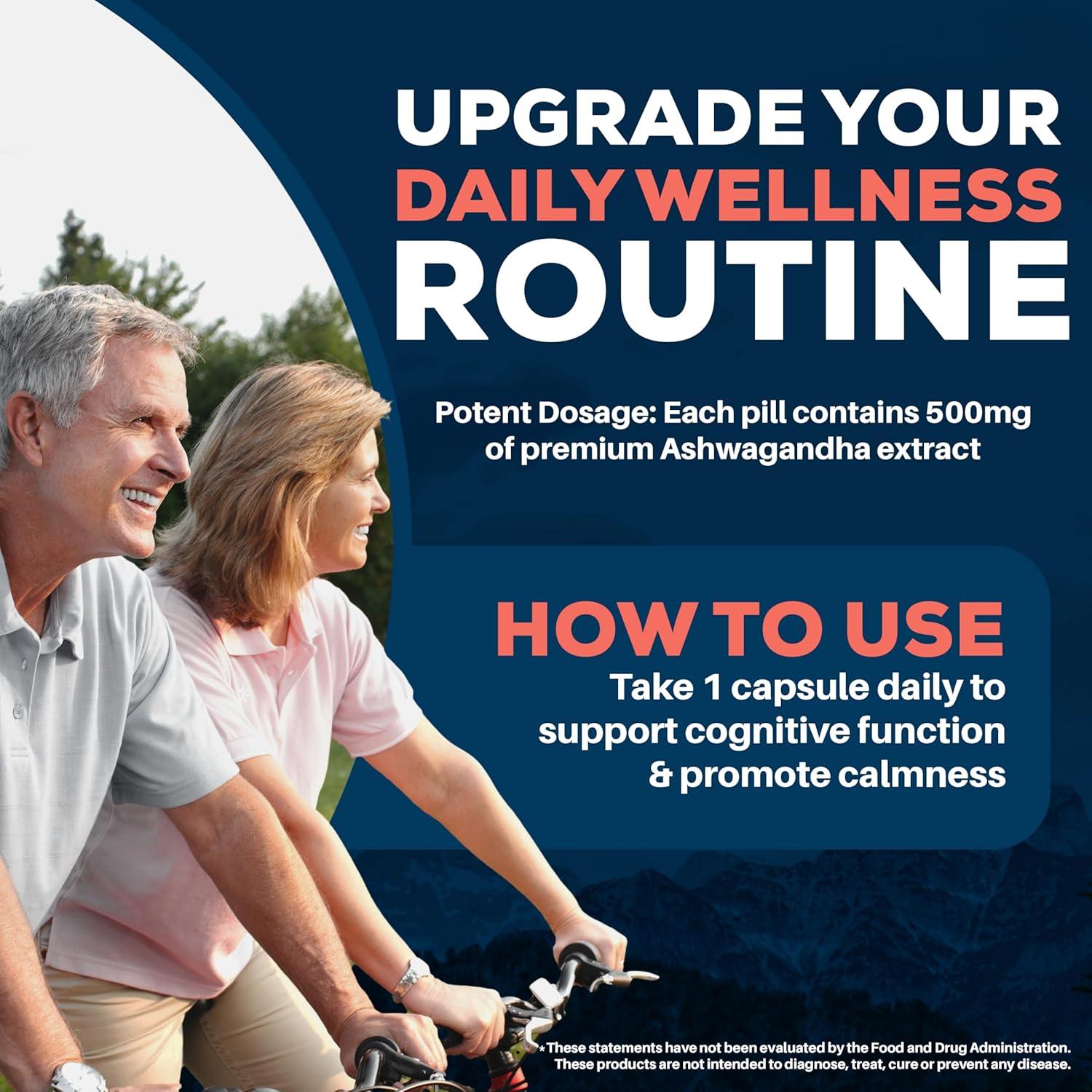 Cápsulas de Ashwagandha Ayush Herbs 500mg - 120 Unidades