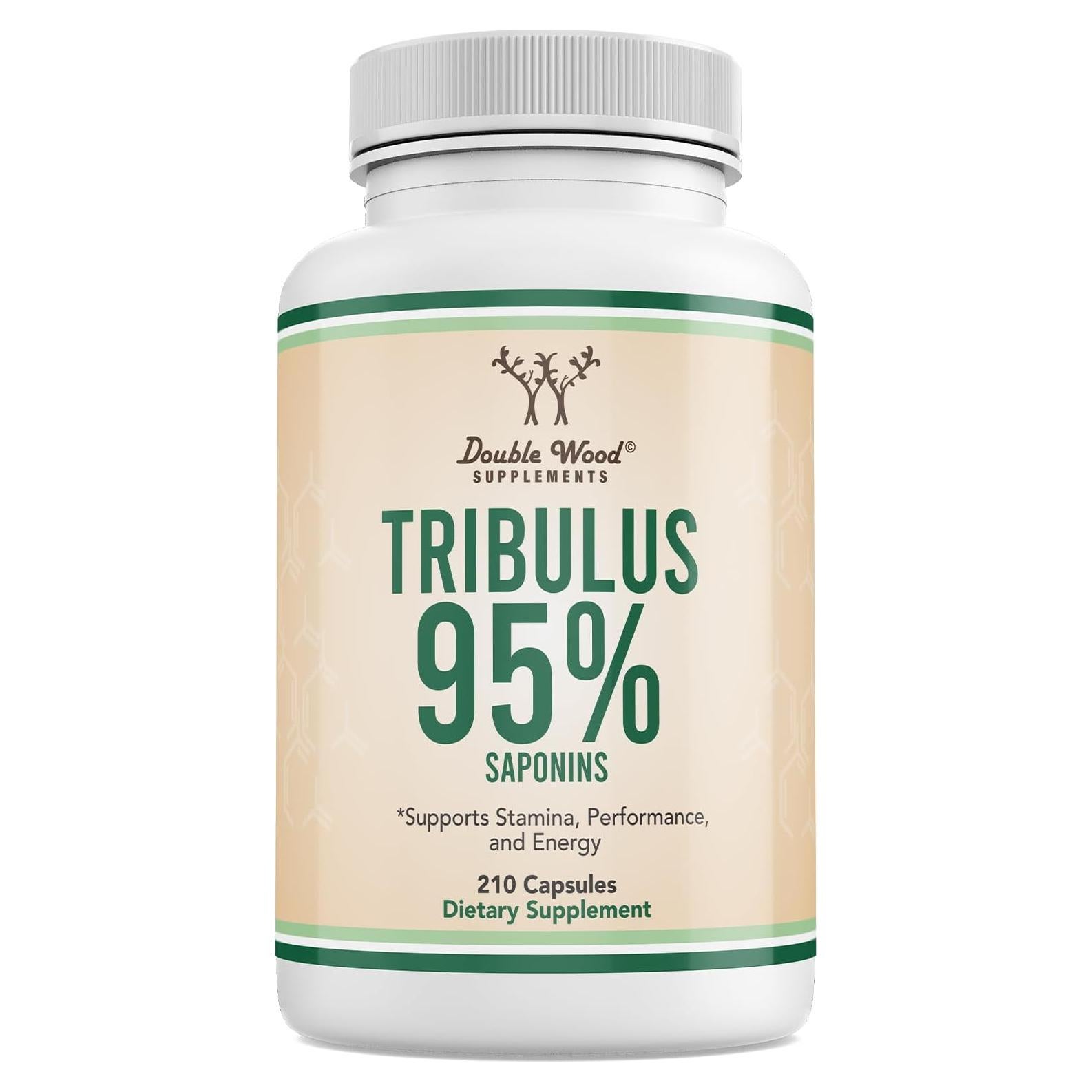 Tribulus Terrestris Double Wood 210 Cápsulas 95% Saponinas