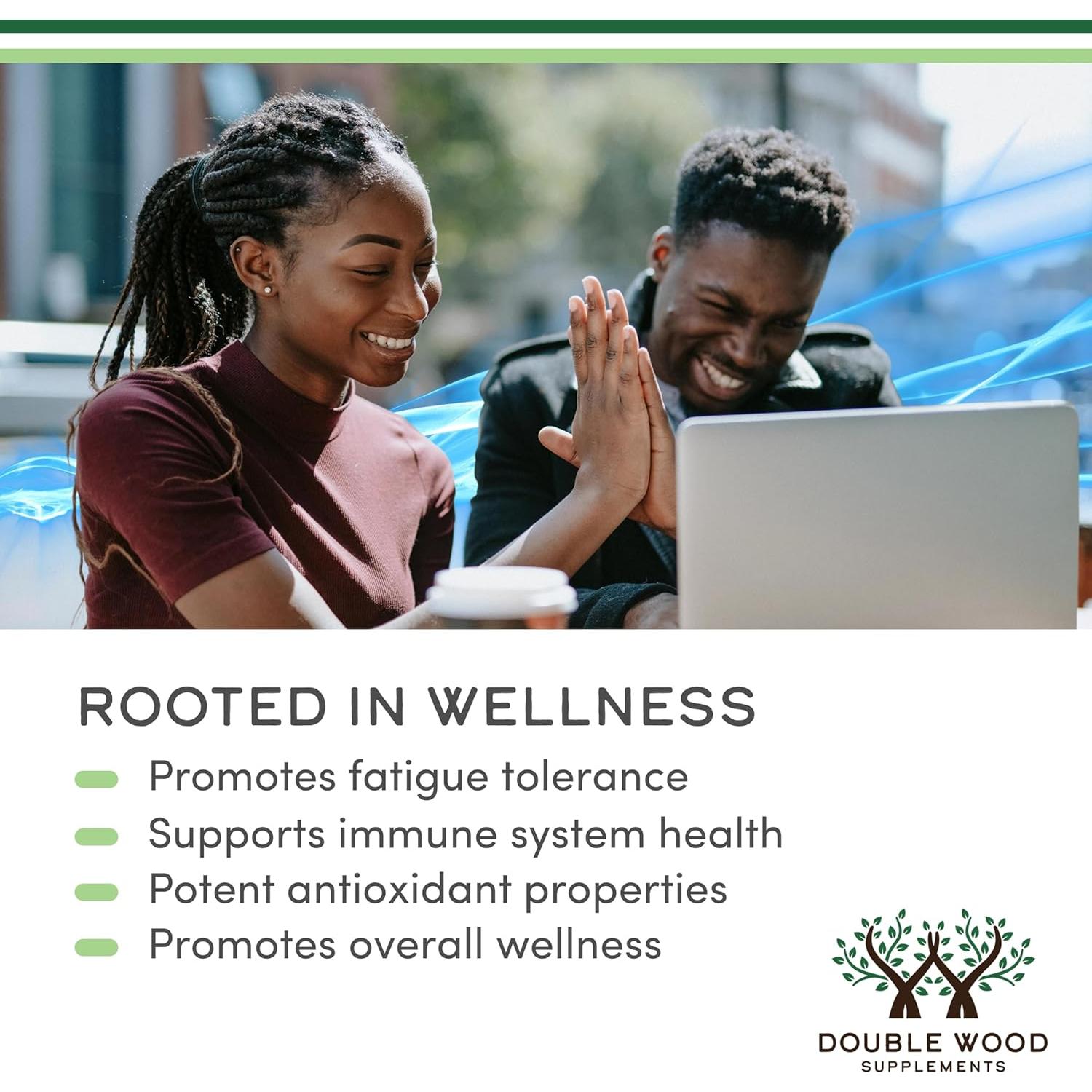 Tribulus Terrestris Double Wood 210 Cápsulas 95% Saponinas