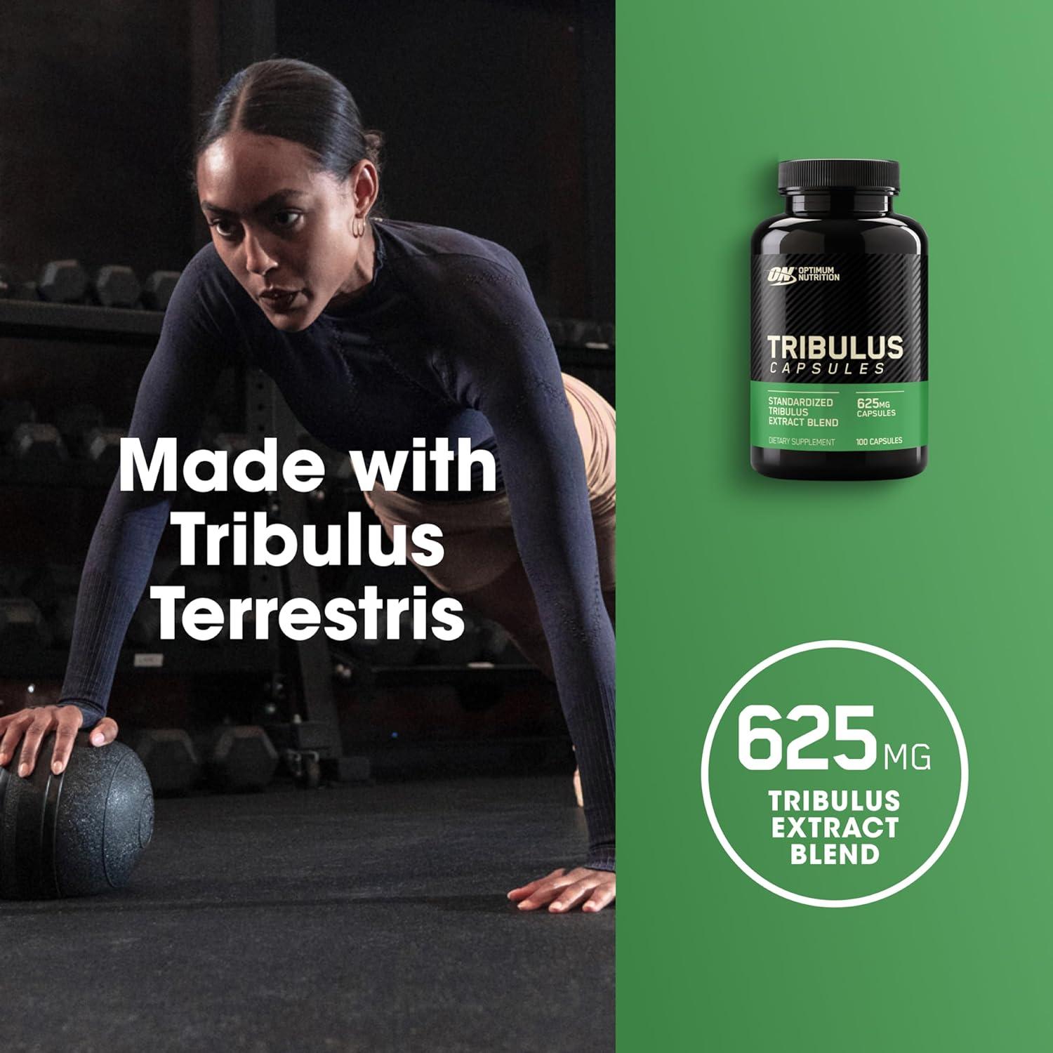 Optimum Nutrition Tribulus Terrestris 625mg 100 Cápsulas