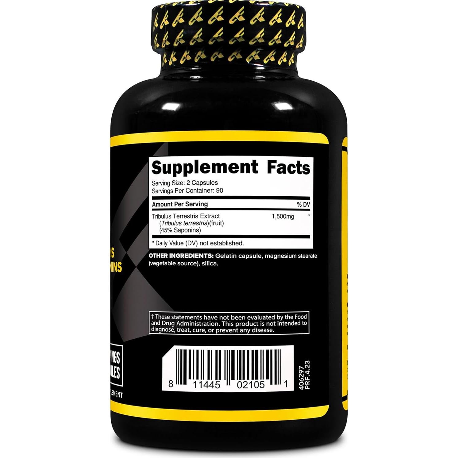 Cápsulas de Tribulus Terrestris PrimaForce 180 Cápsulas 1500mg