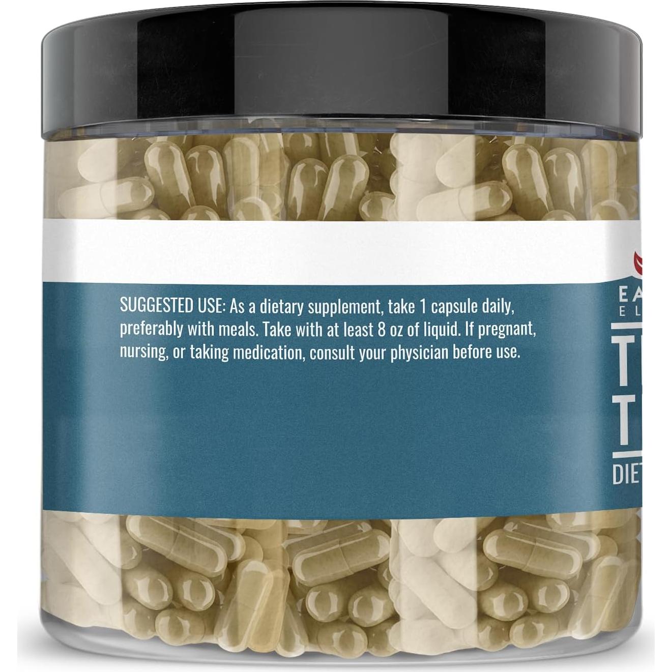 Cápsulas de Tribulus Terrestris Elementos de la Tierra 200 Unidades