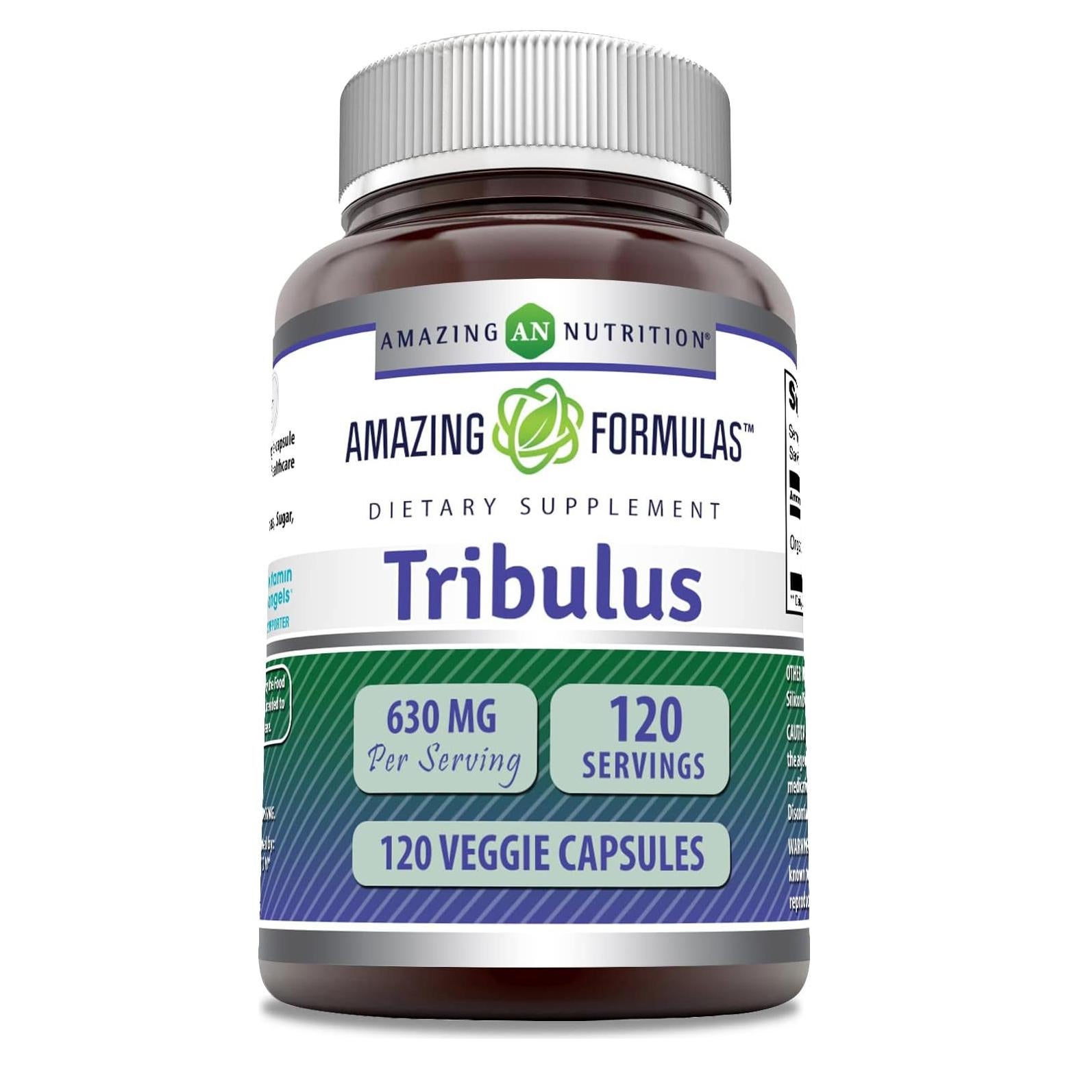 Suplemento Orgánico de Tribulus Terrestris 630 Mg - 120 Cápsulas