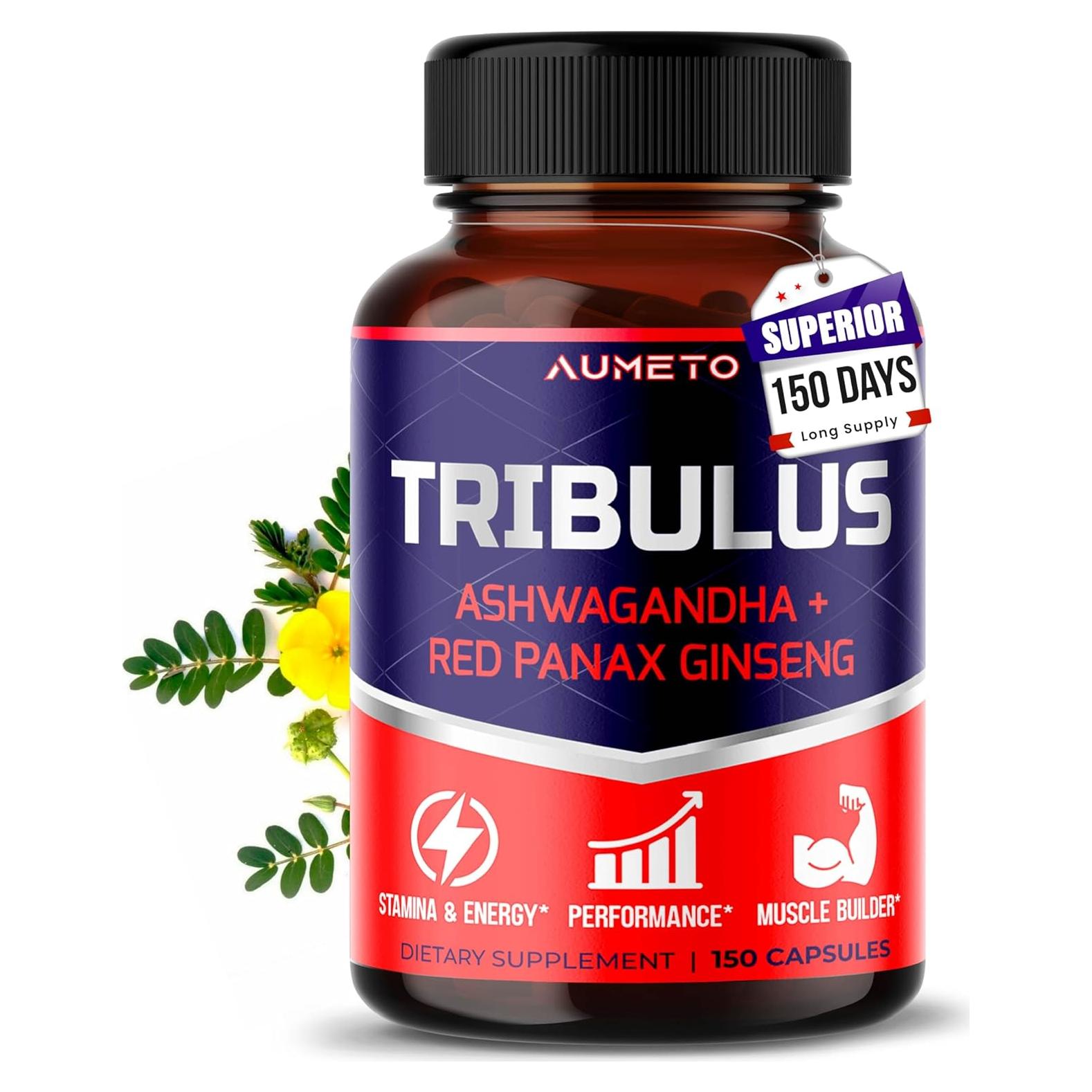 Tribulus Terrestris 98% Saponinas Aumeto 90 Cápsulas Energía