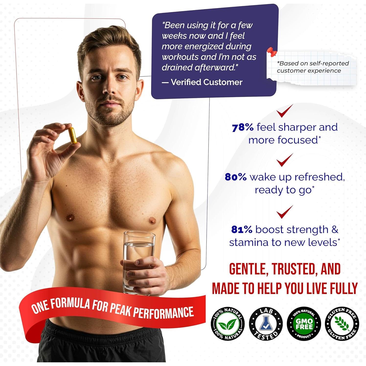 Tribulus Terrestris 98% Saponinas Aumeto 90 Cápsulas Energía