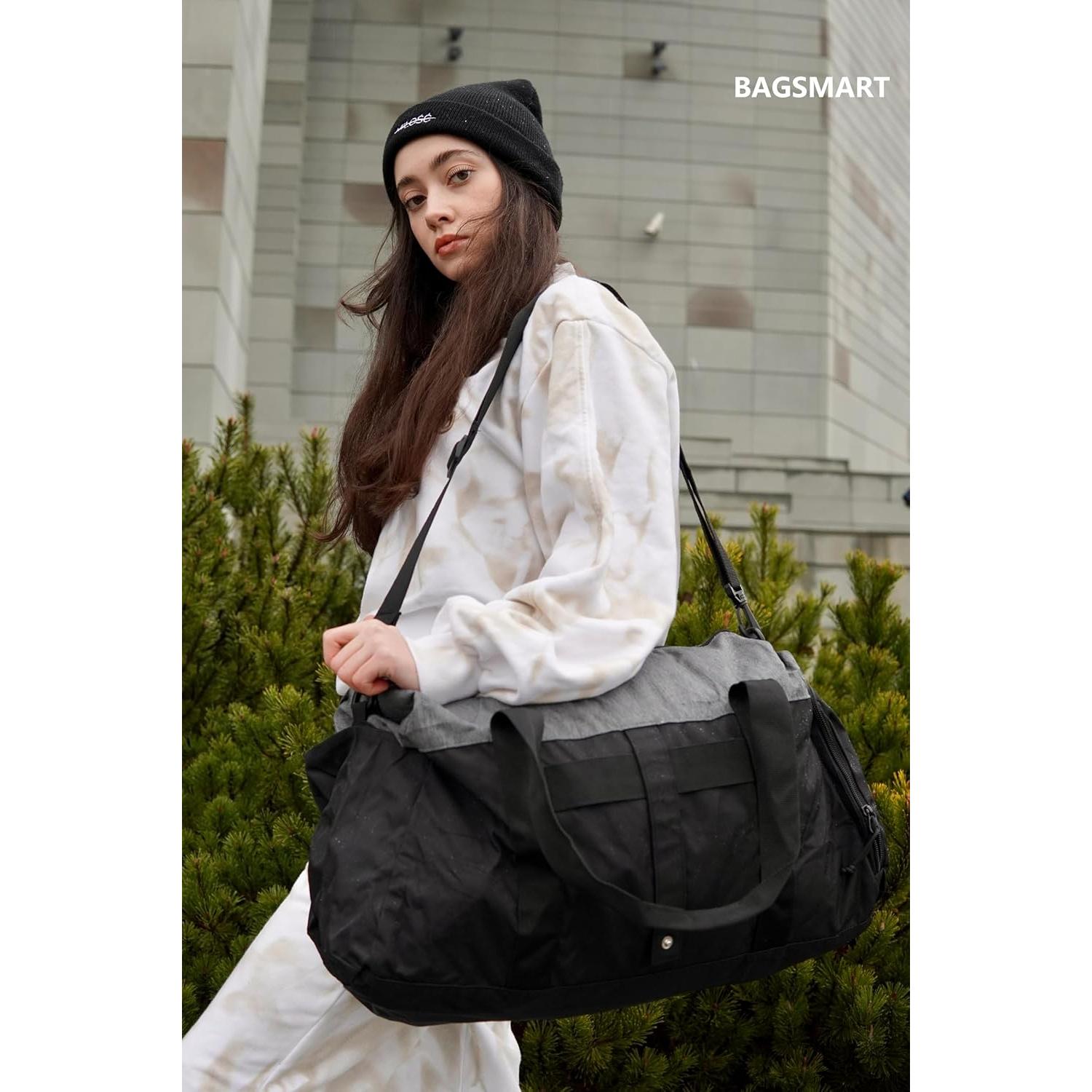 Bolsa de Gimnasio BAGSMART 40L Plegable Resistente al Agua