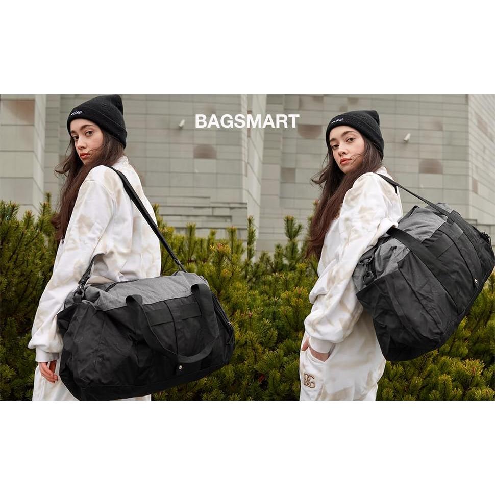 Bolsa de Gimnasio BAGSMART 40L Plegable Resistente al Agua