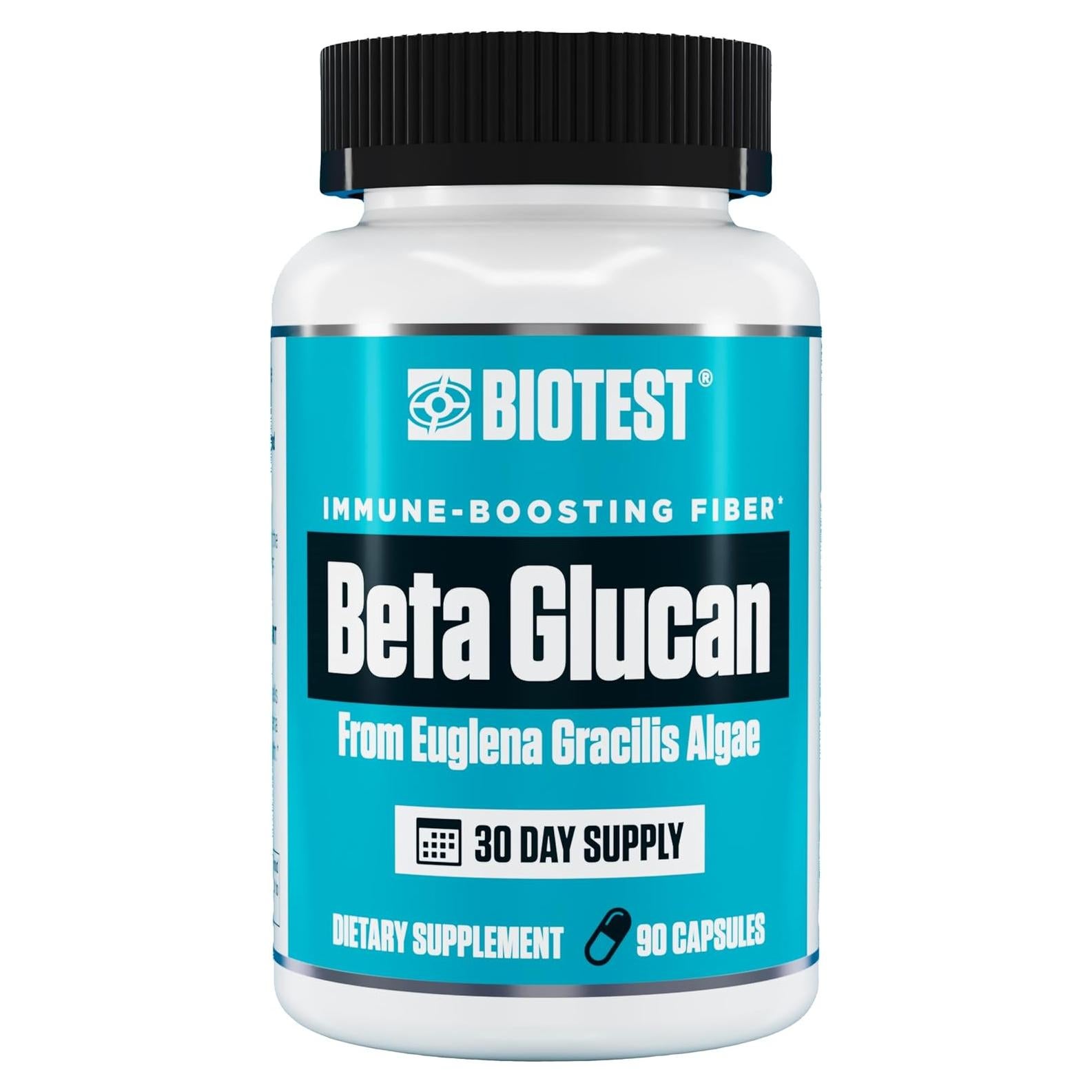 Biotest Beta-Glucano 600mg - 90 Cápsulas para Inmunidad