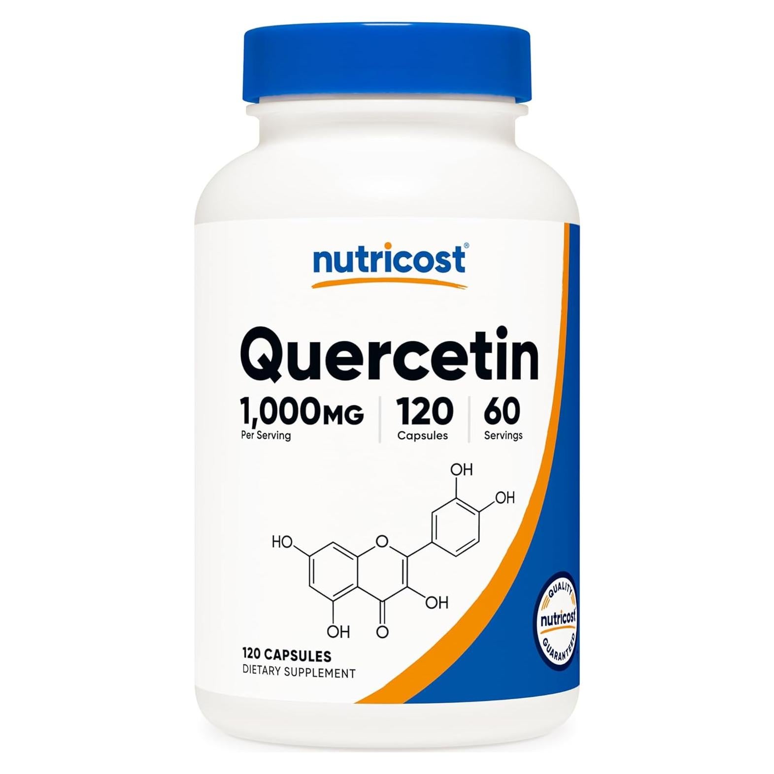 Nutricost Quercetina 1000mg 120 Cápsulas Vegetarianas