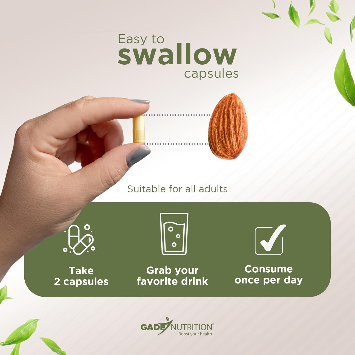 Gade Nutrition Quercetina con Bromelina y Vitaminas C, D3 y Zinc