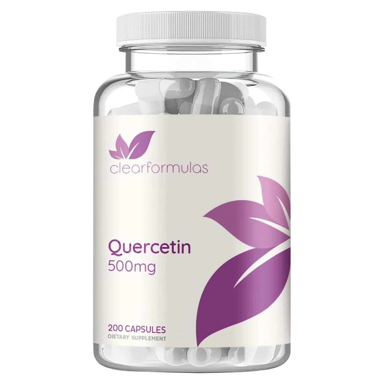 Cápsulas de Quercetina 500mg ClearFormulas - Antioxidante Vegano