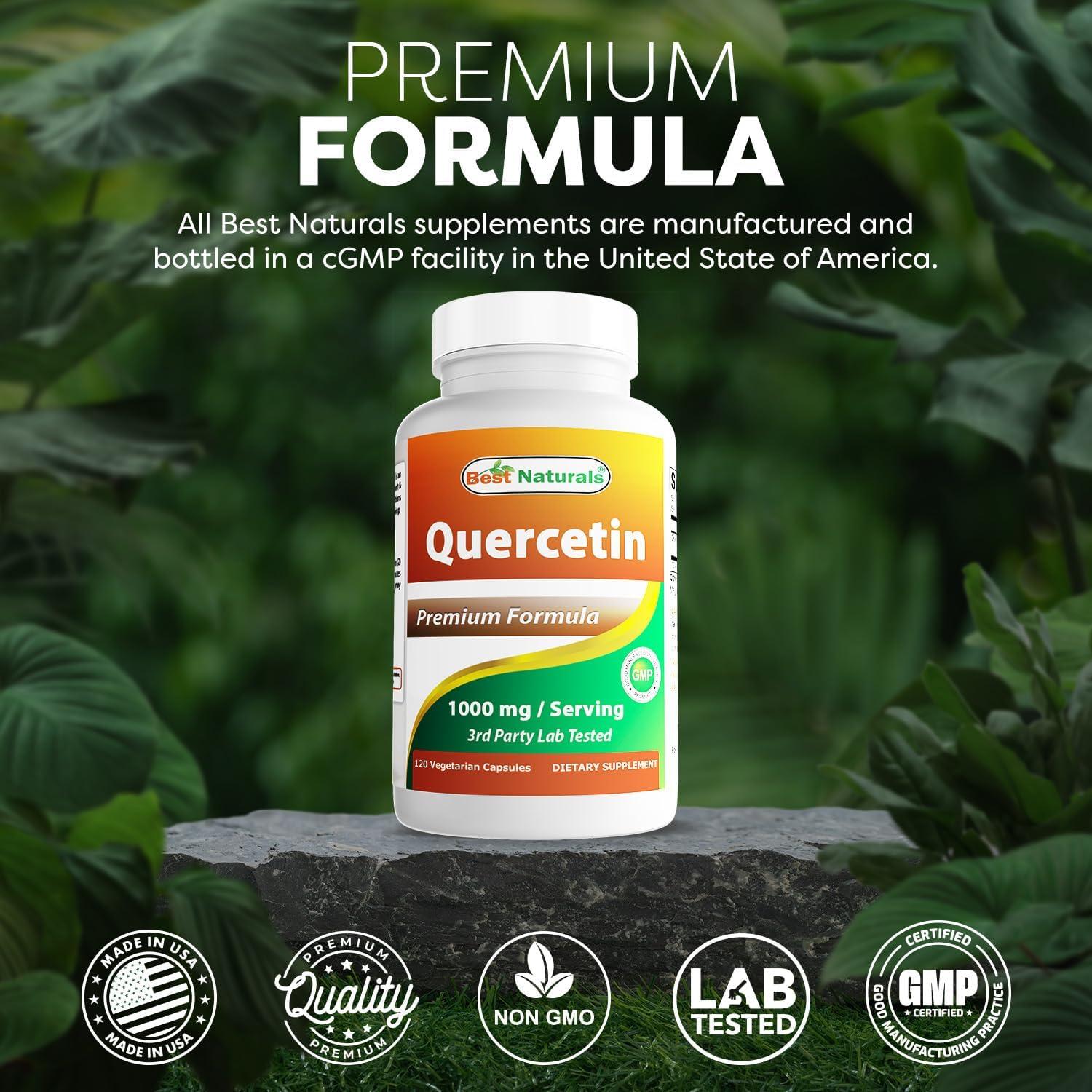 Quercetina 1000 mg Mejores Naturales - 120 Cápsulas Vegetales