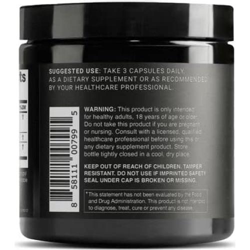 Suplemento de Resveratrol Toniiq 1600mg con Aceite MCT 90 Cápsulas