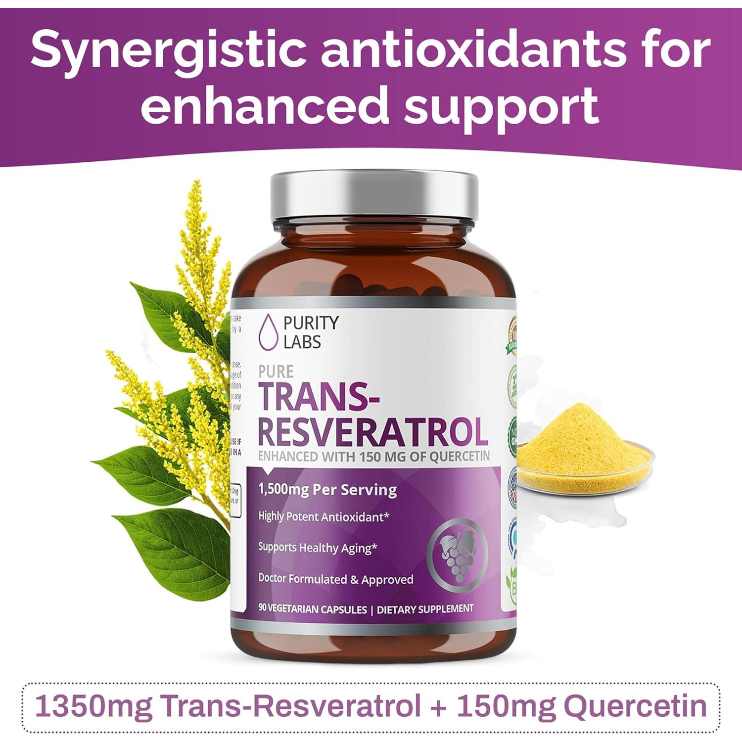 Suplemento Antioxidante Orgánico Purity Labs 90 Cápsulas