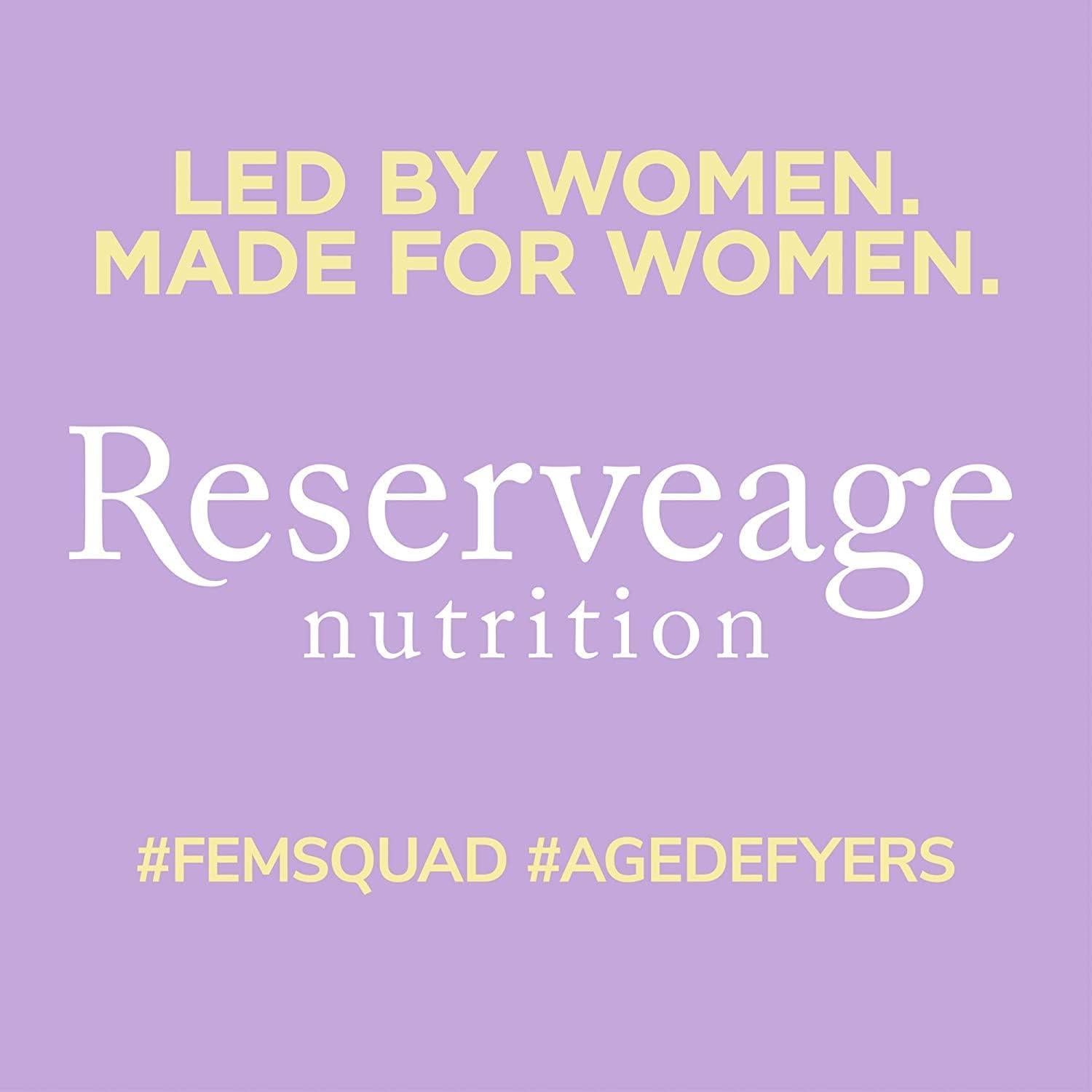 Suplemento Antioxidante Reserveage Resveratrol 500 mg 60 Cápsulas