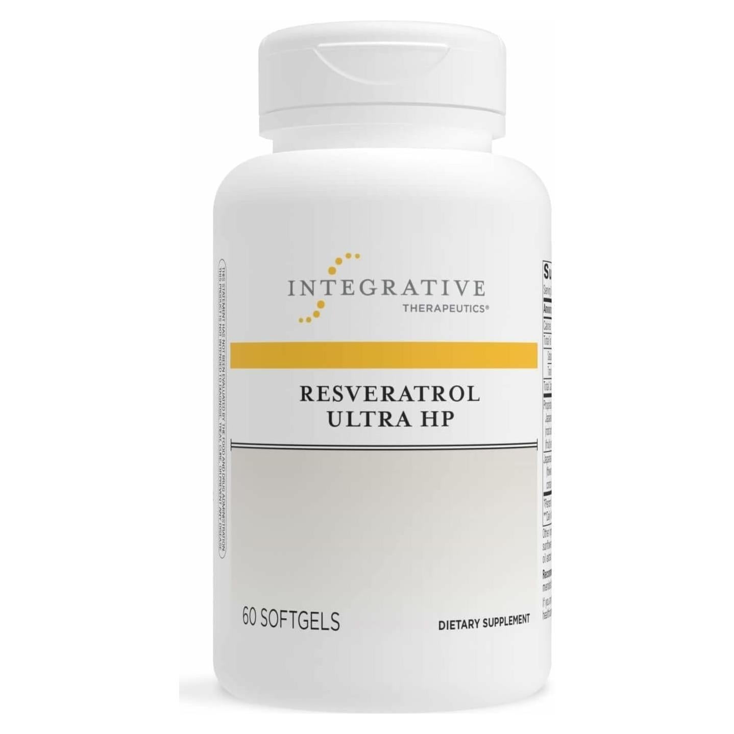 Suplemento Resveratrol Ultra HP Integrative Therapeutics 60 Softgels