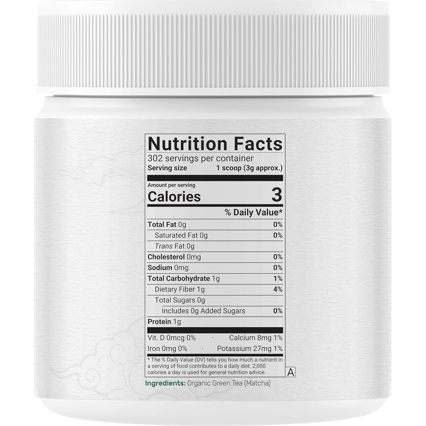 Polvo de Té Verde Matcha Orgánico Deal Supplement 907g - Grado Culinario