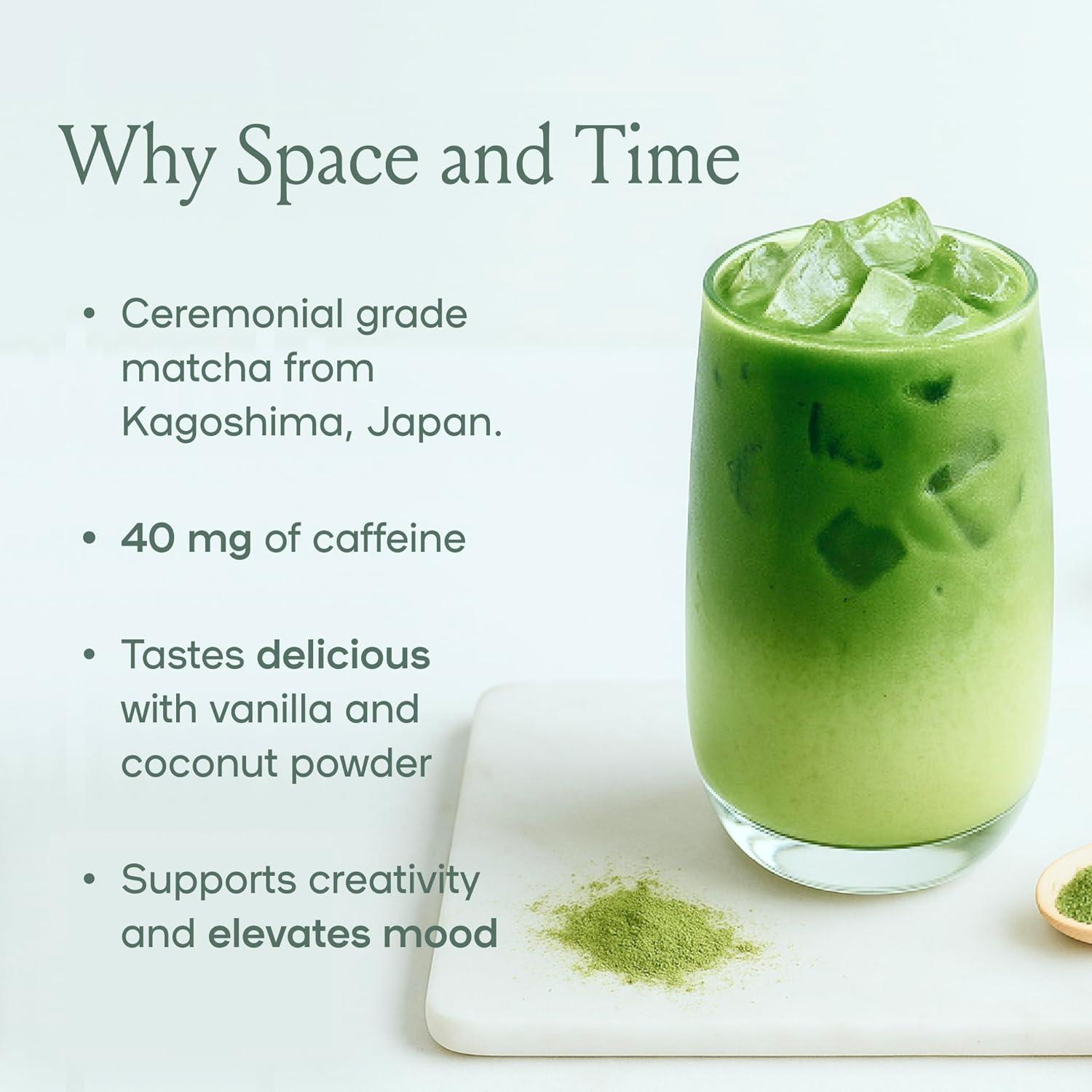 Té de Matcha Orgánico SPACE AND TIME - 148.8g - Creatividad y Energía