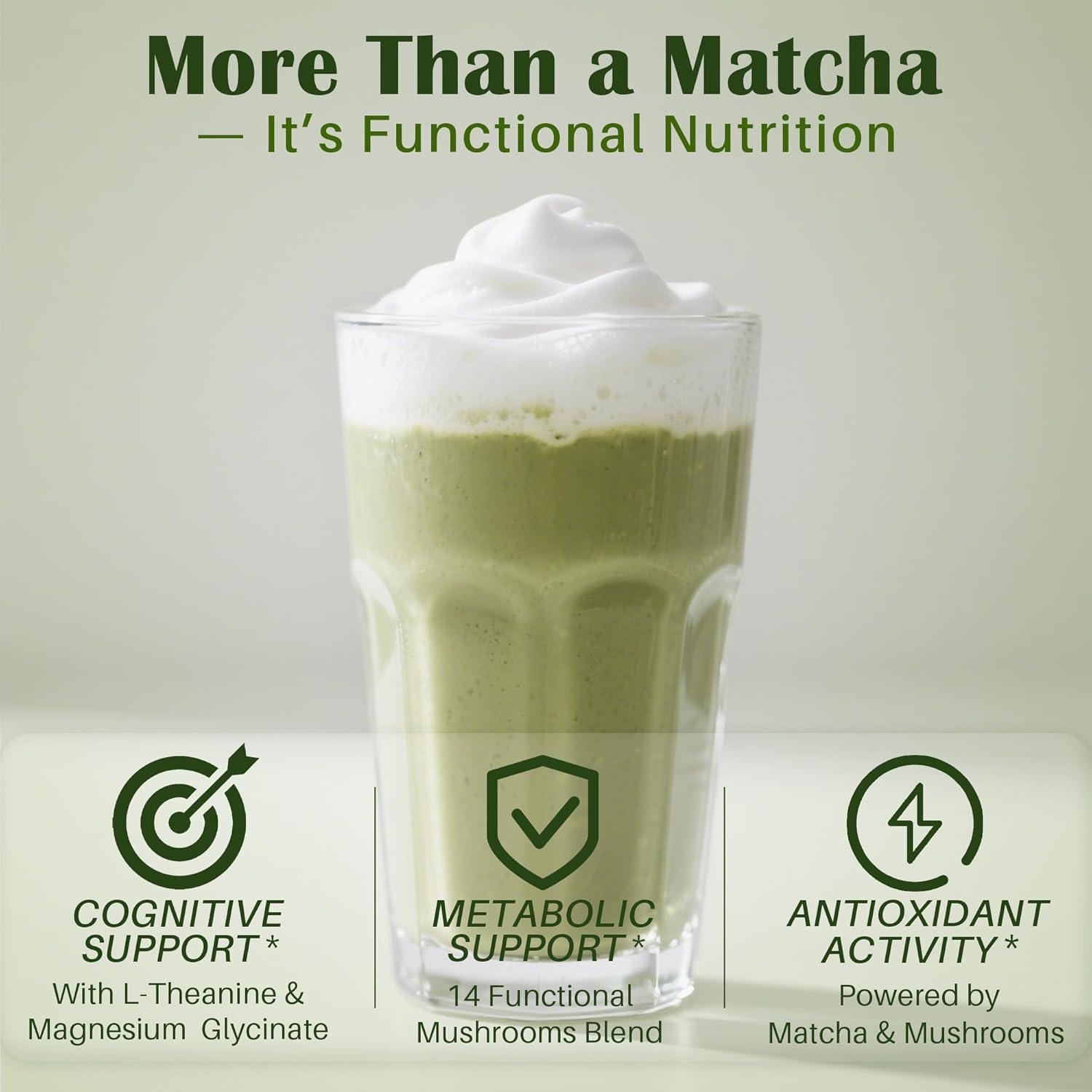 Polvo de Matcha de Hongo 14-en-1 QIN SHAN TANG 180 g