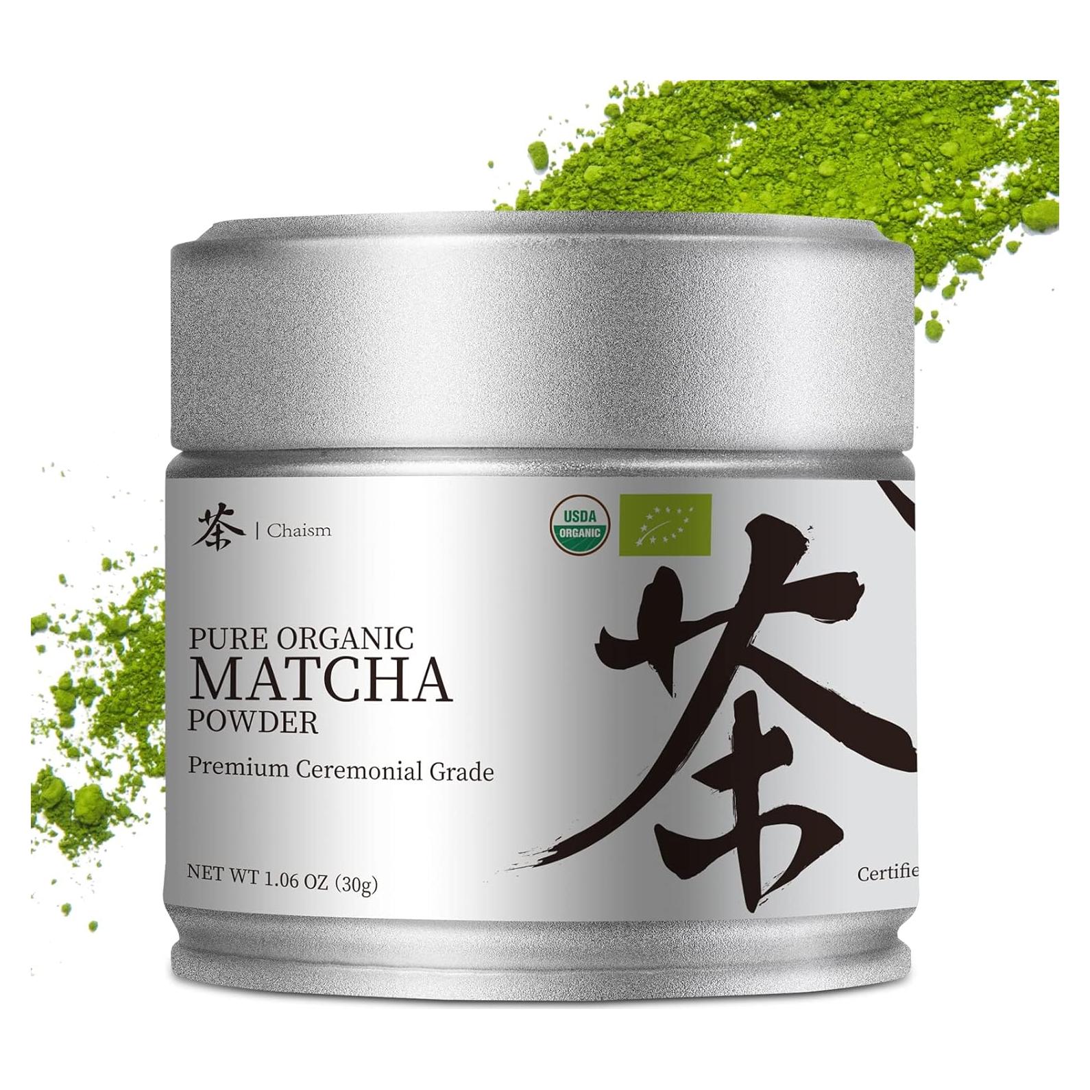Té Verde Matcha Chaism Ceremonial Orgánico 30g Sin Gluten