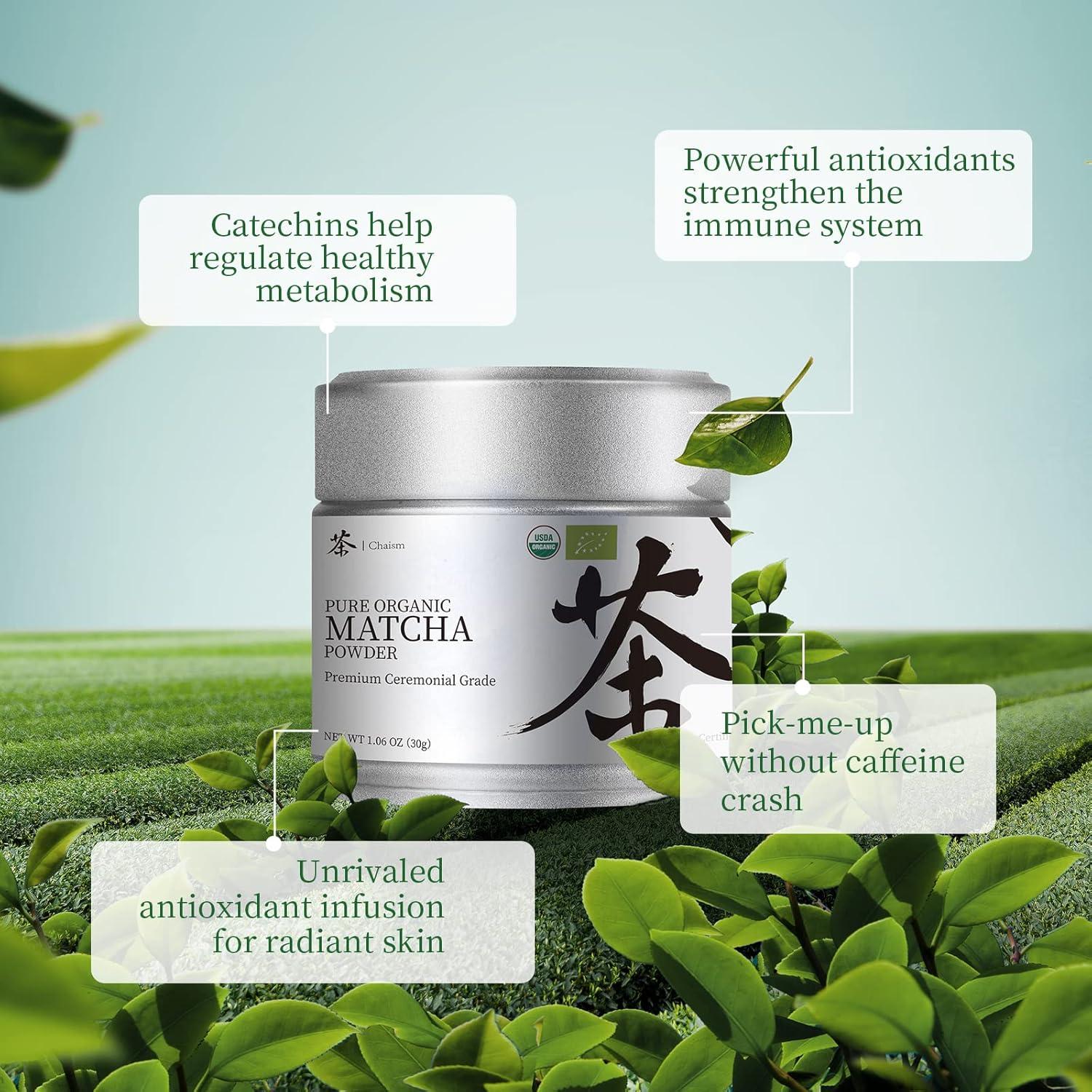 Té Verde Matcha Chaism Ceremonial Orgánico 30g Sin Gluten