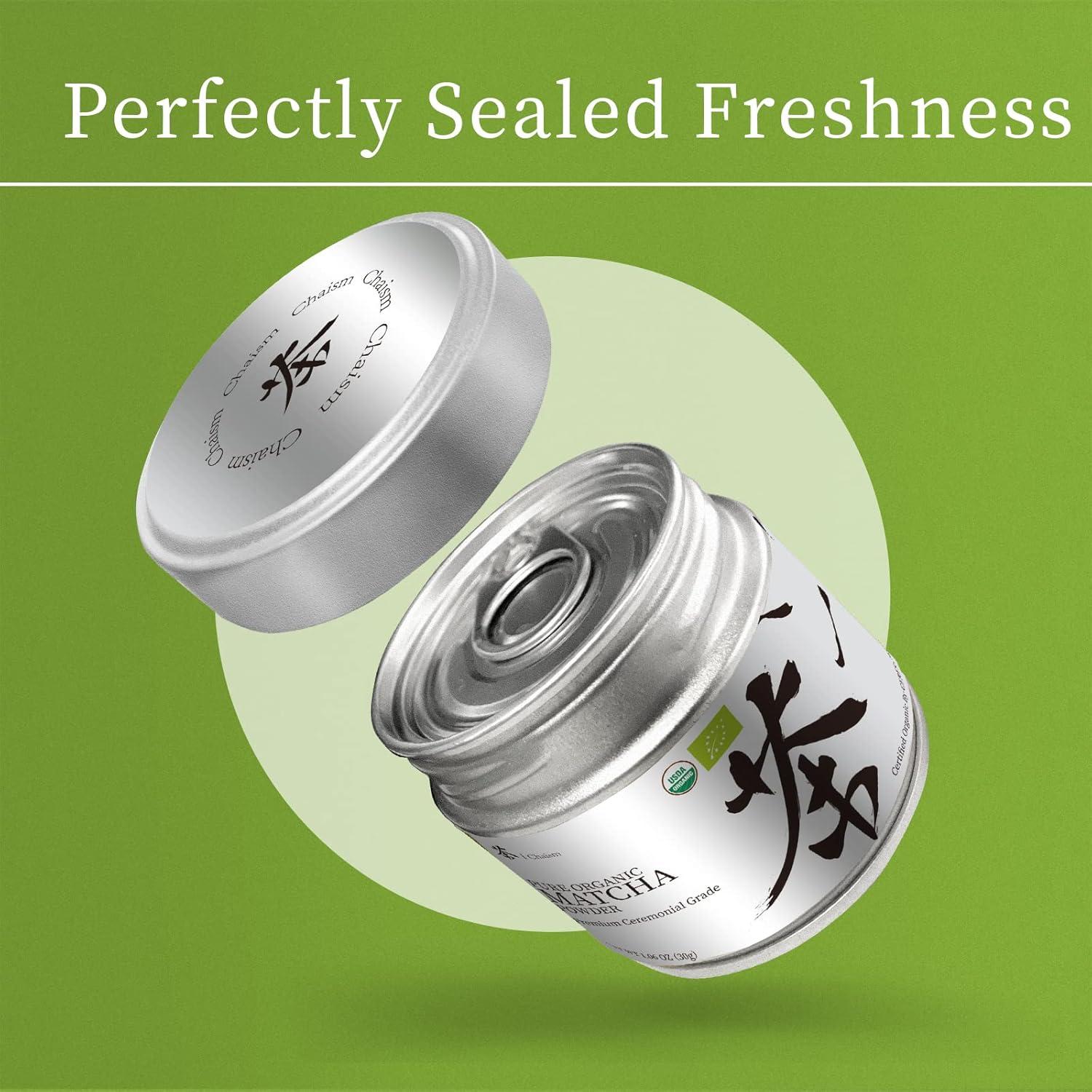 Té Verde Matcha Chaism Ceremonial Orgánico 30g Sin Gluten