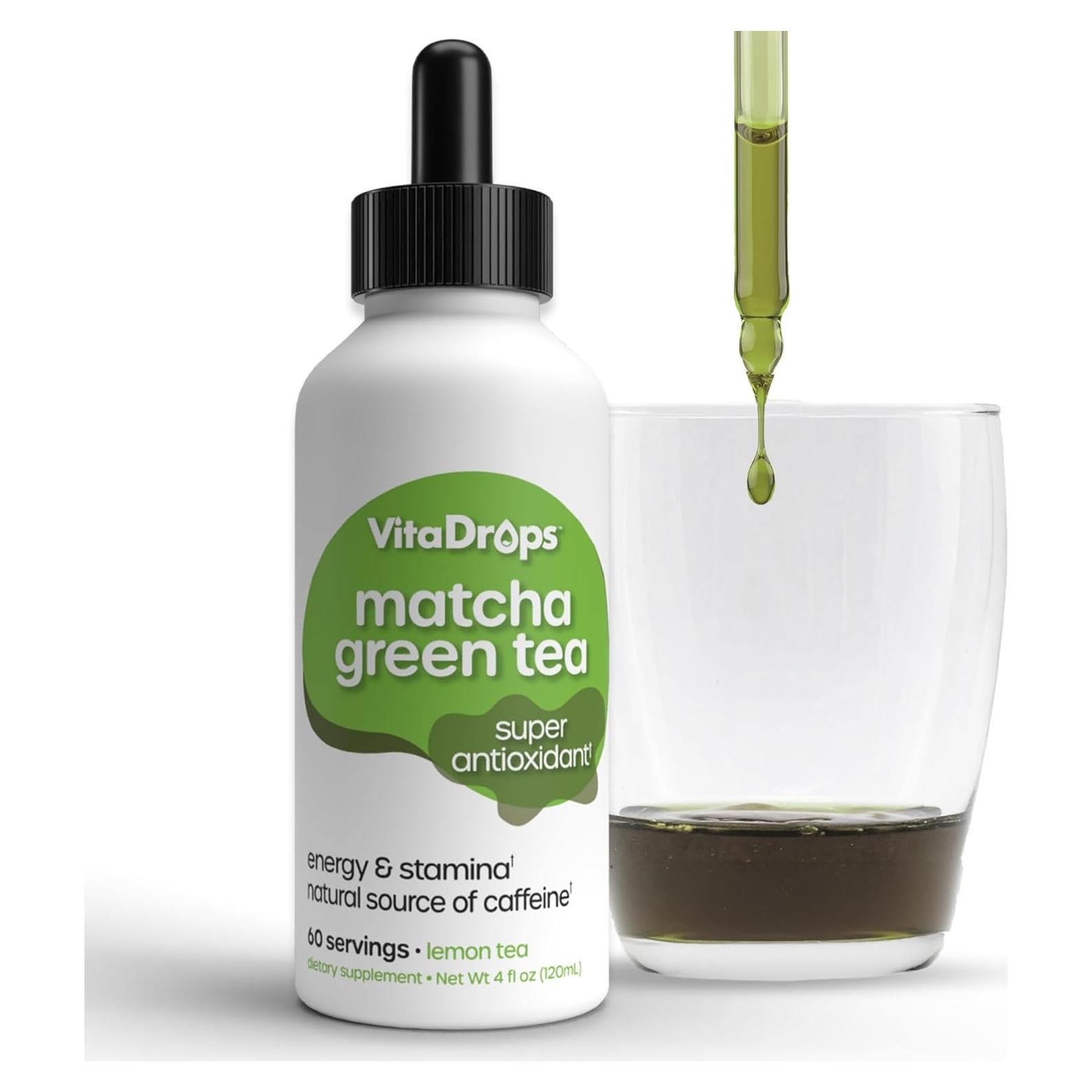 VitaDrops Extracto de Té Verde Matcha 118ml - Energía Natural