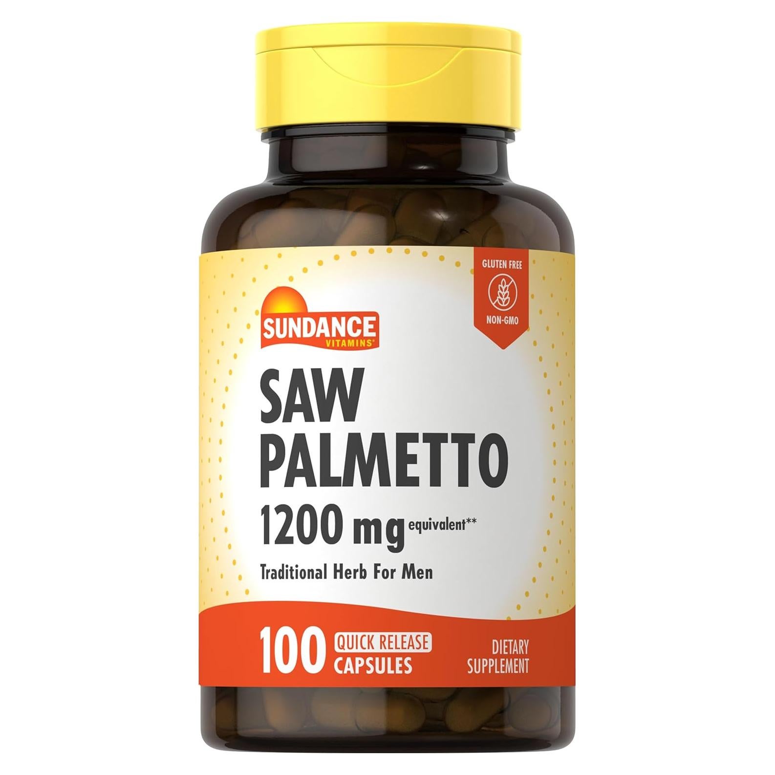 Suplemento Saw Palmetto 1200mg Sundance | 100 cápsulas