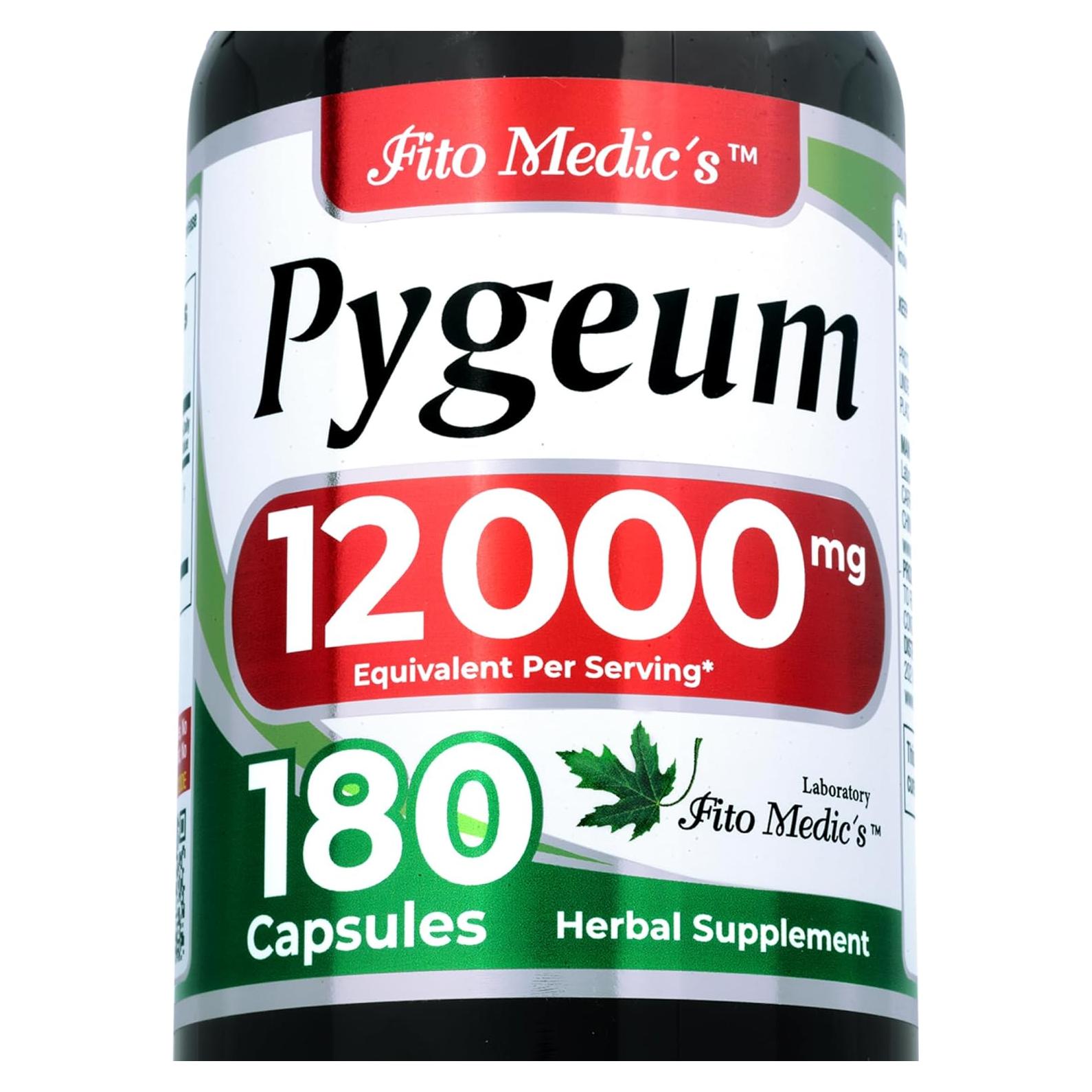 Suplemento de Pygeum FITO MEDICS 180 Cápsulas 12000mg