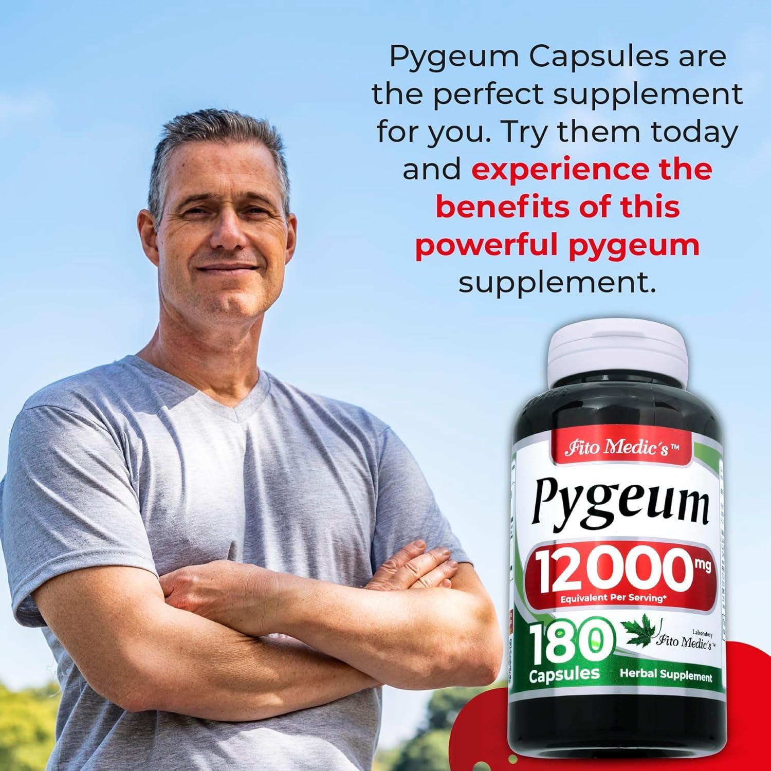 Suplemento de Pygeum FITO MEDICS 180 Cápsulas 12000mg