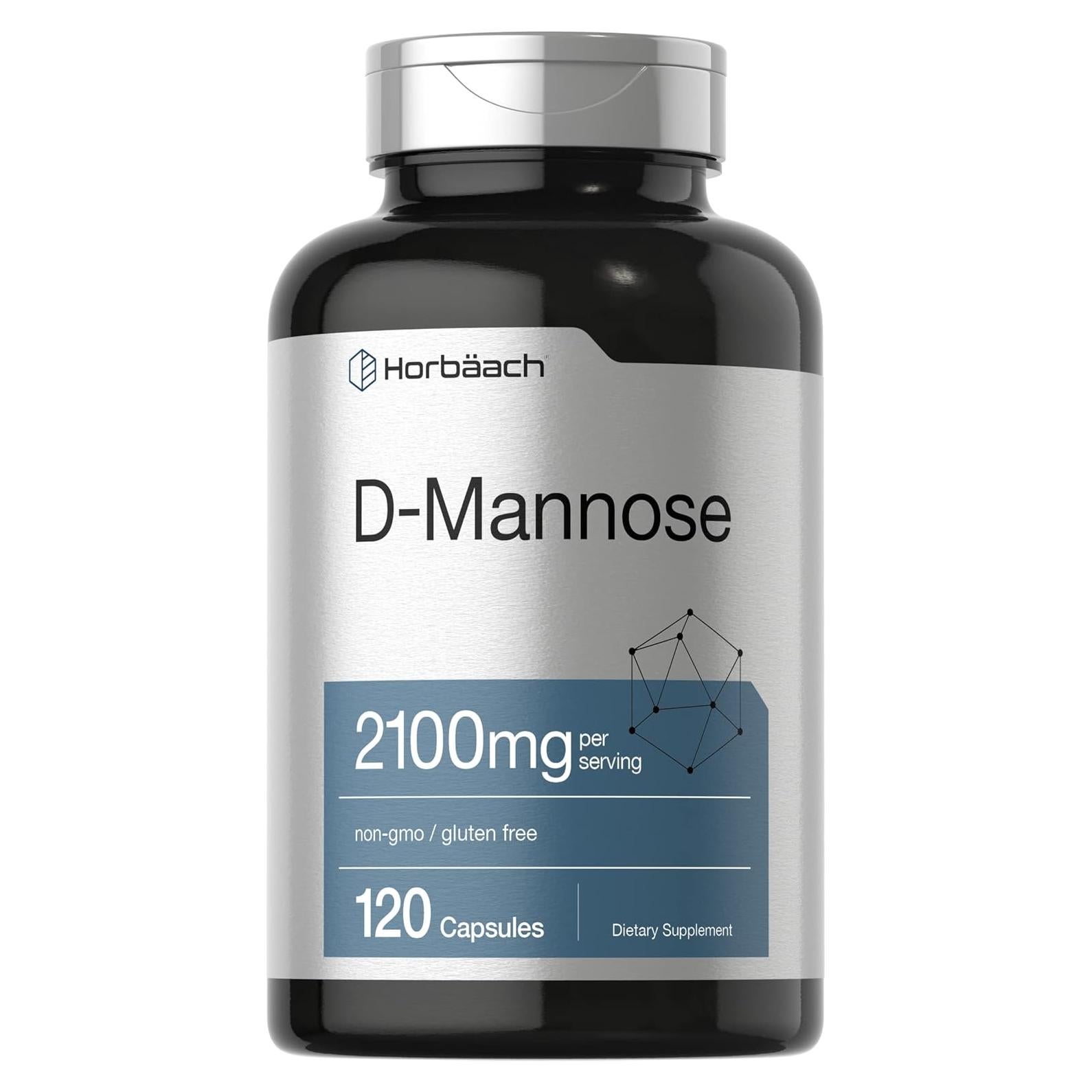 D-Mannose Horbäach 2100mg 120 Cápsulas Sin Gluten