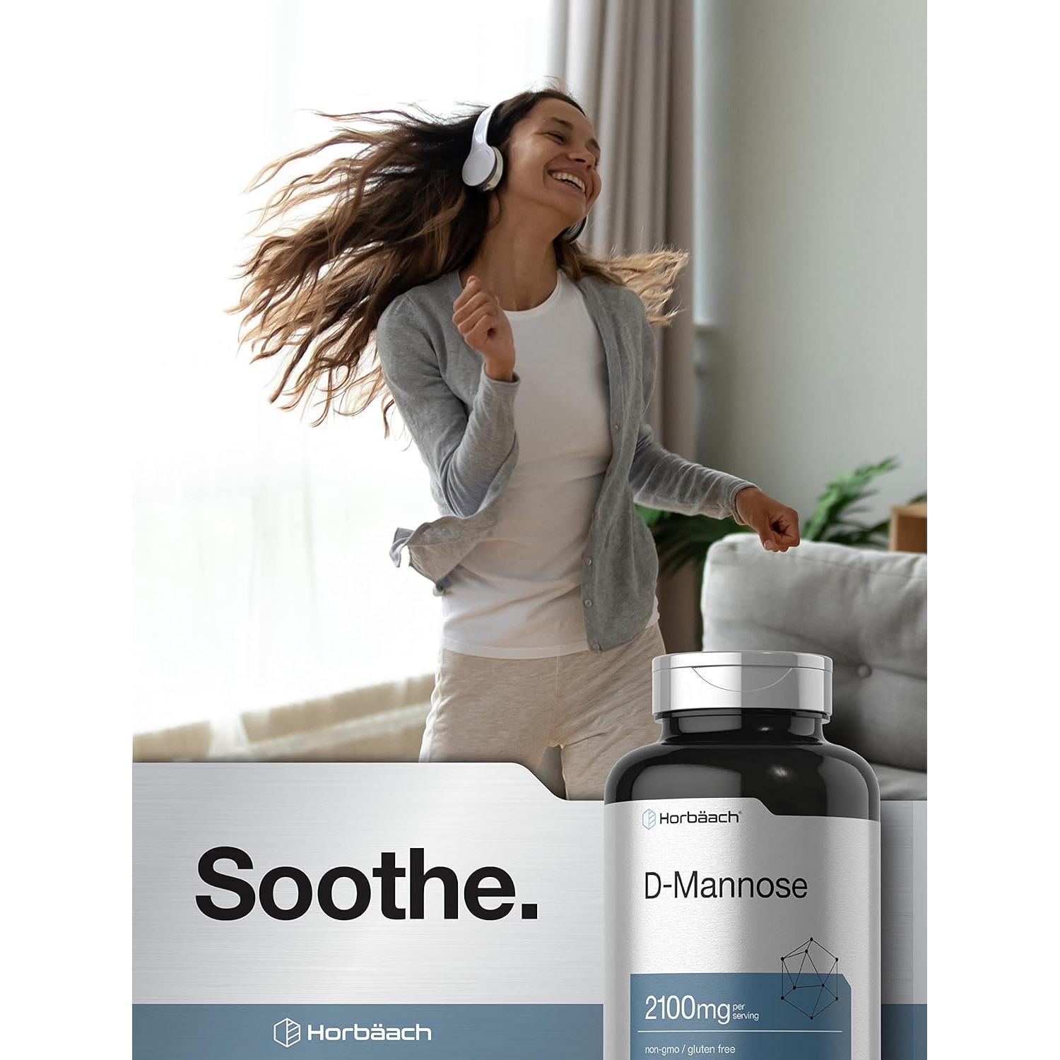 D-Mannose Horbäach 2100mg 120 Cápsulas Sin Gluten