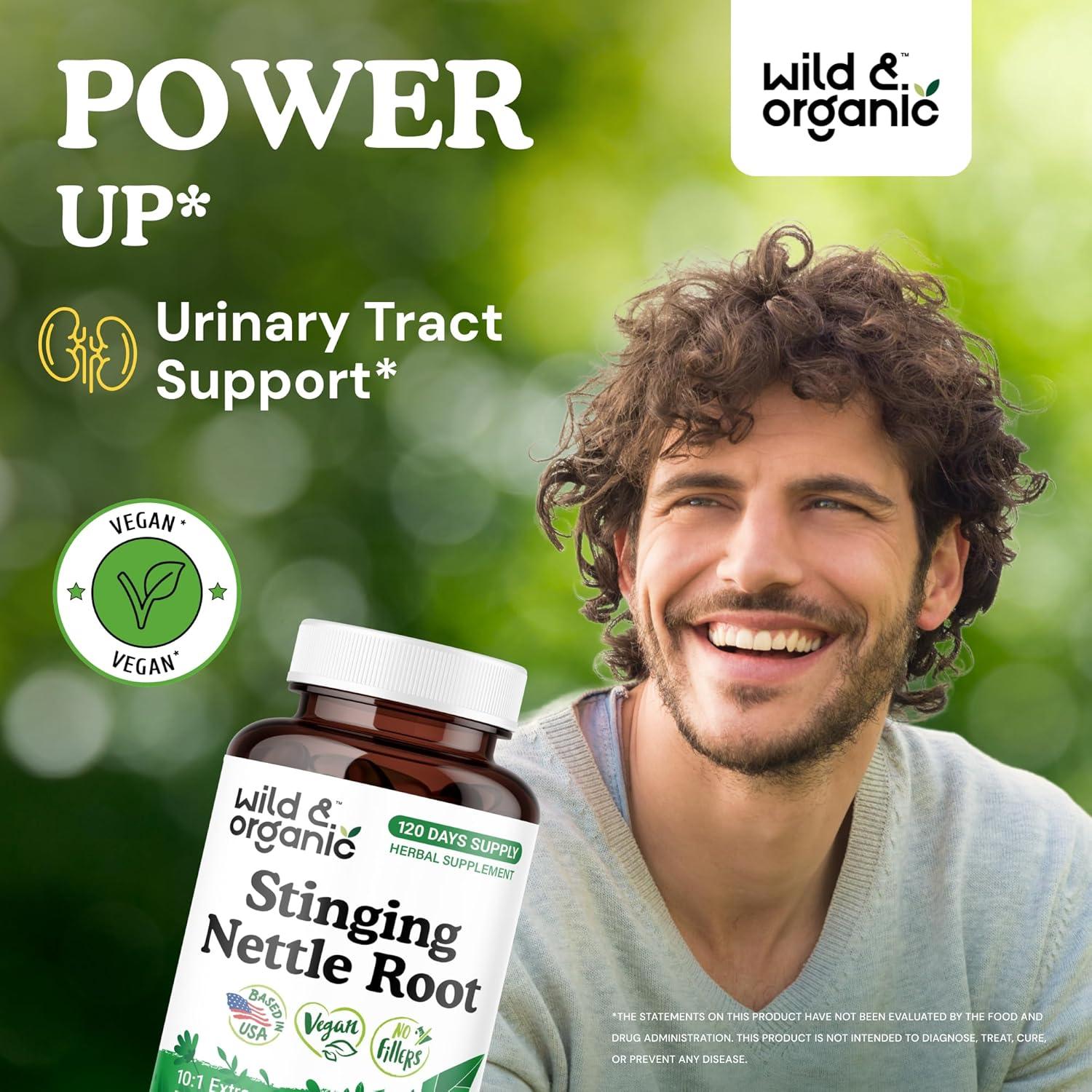 Cápsulas de Raíz de Ortiga Silvestre 5000 mg - 120 Veganas