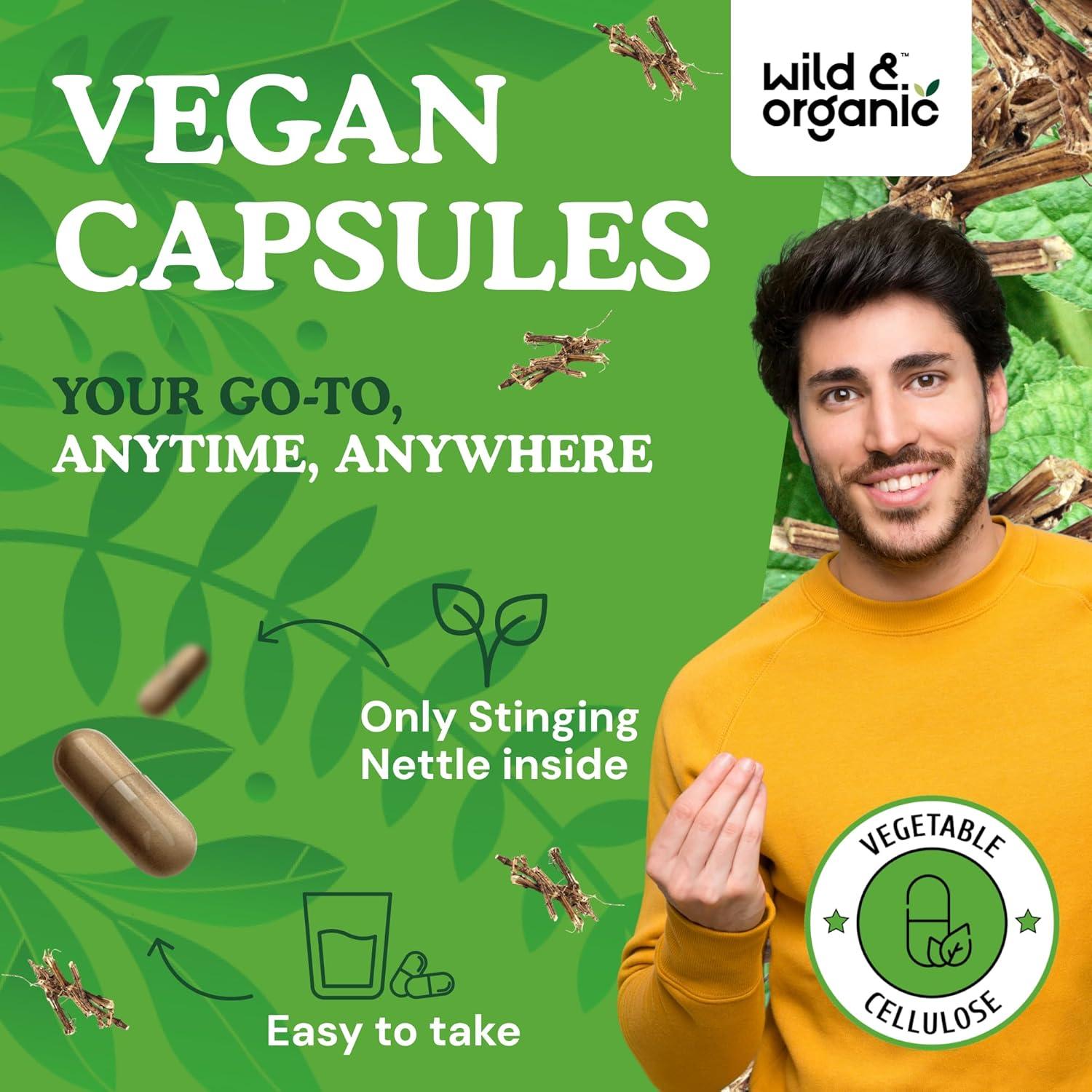 Cápsulas de Raíz de Ortiga Silvestre 5000 mg - 120 Veganas