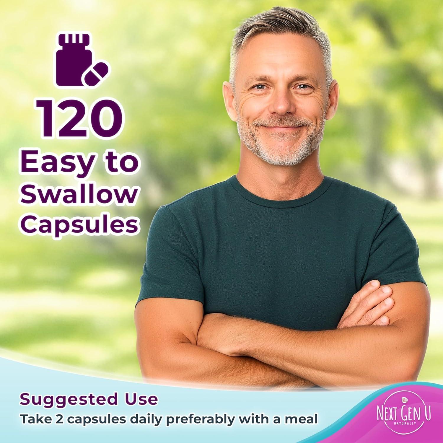 D-Mannose 1000 mg NextGenU - 120 Tabletas Veganas para Salud Urinaria