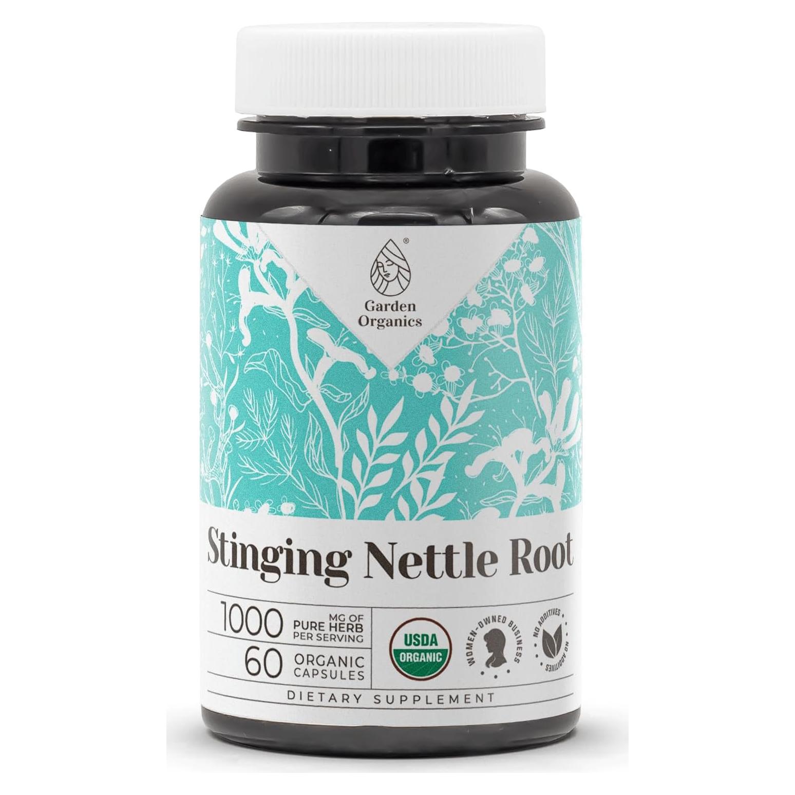 Raíz de Ortiga Picante Garden Organics 60 Cápsulas Vegetales