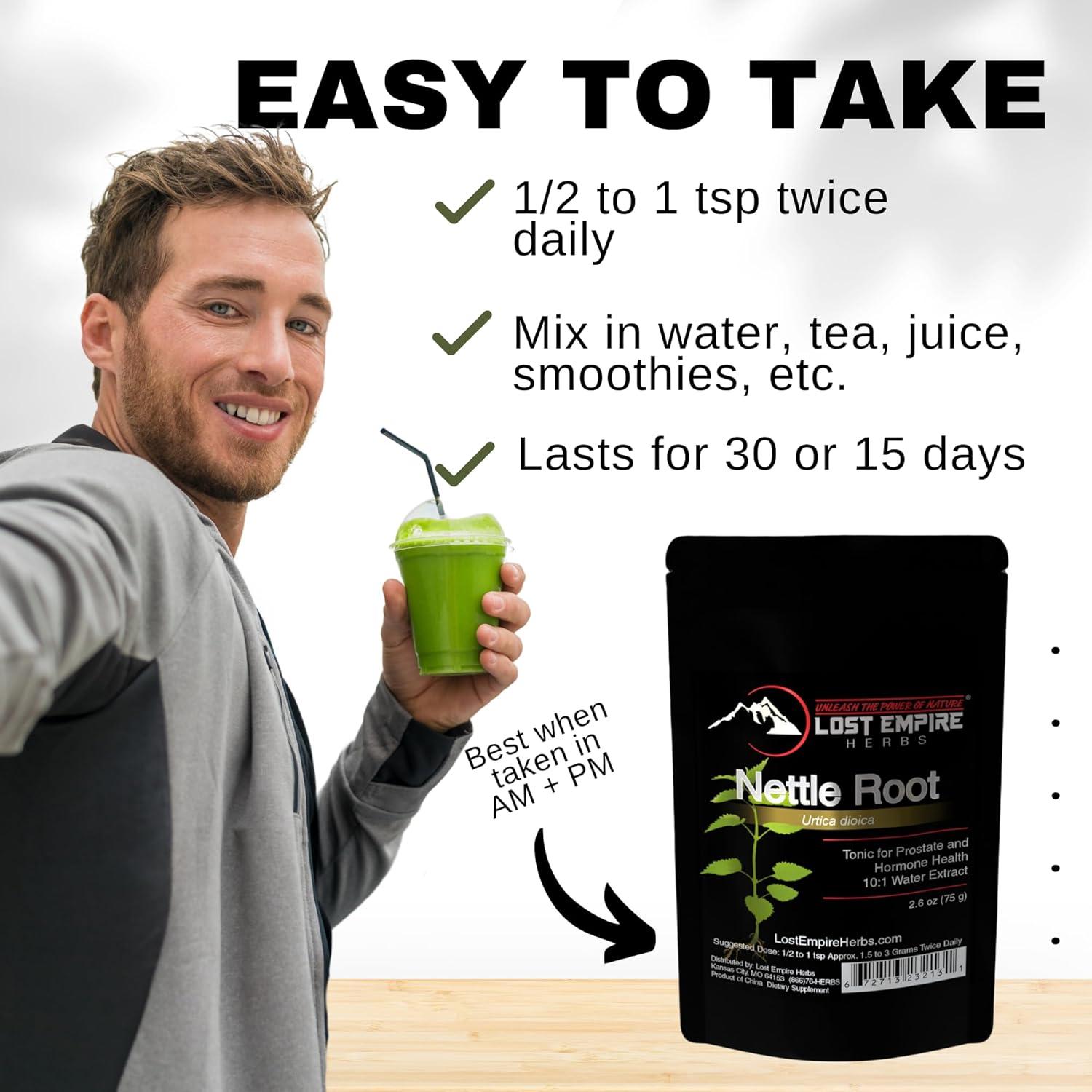 Raíz de Ortiga en Polvo Lost Empire Herbs 75g 10:1