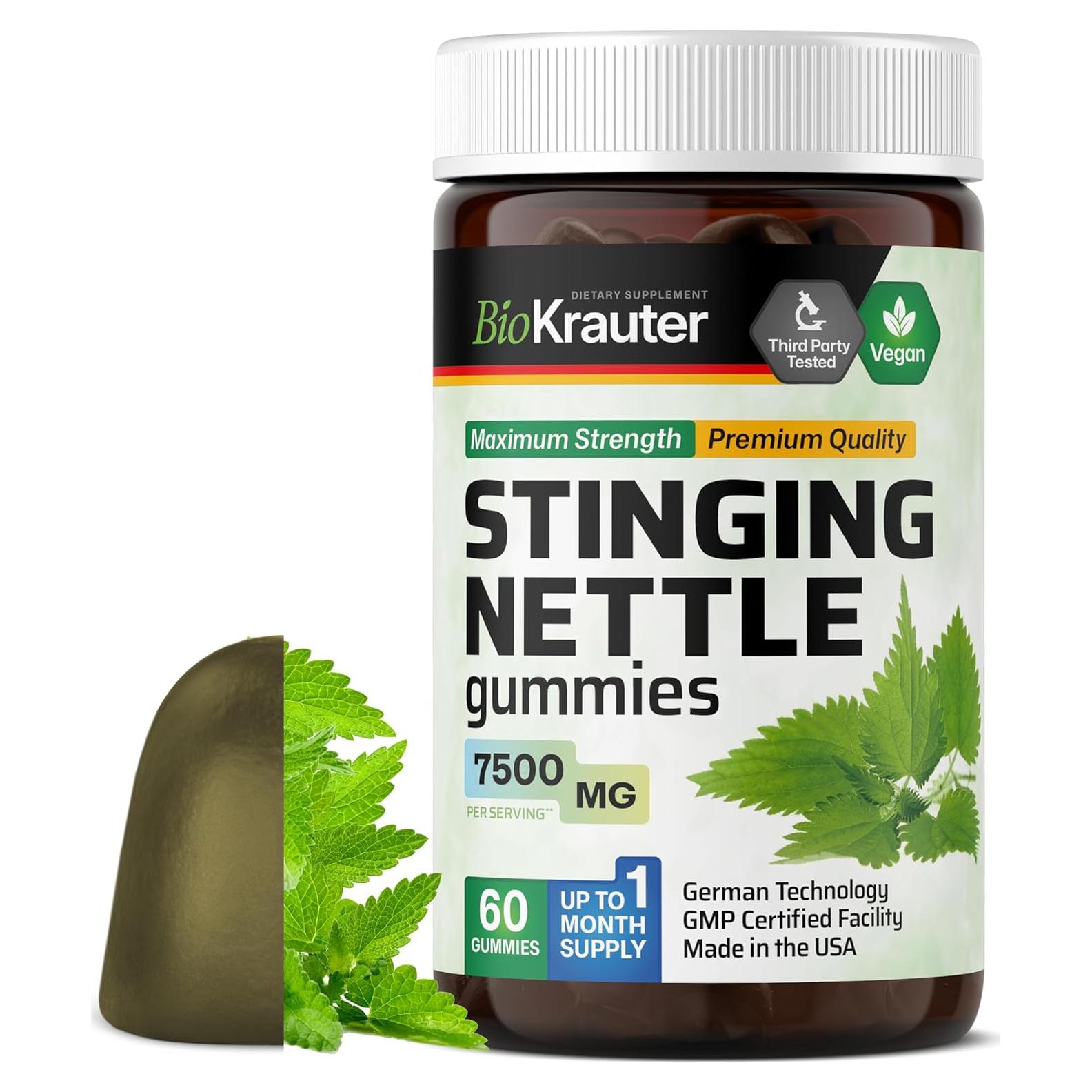 Gominolas Veganas BioKrauter de Ortiga 7500 mg - 60 Masticables