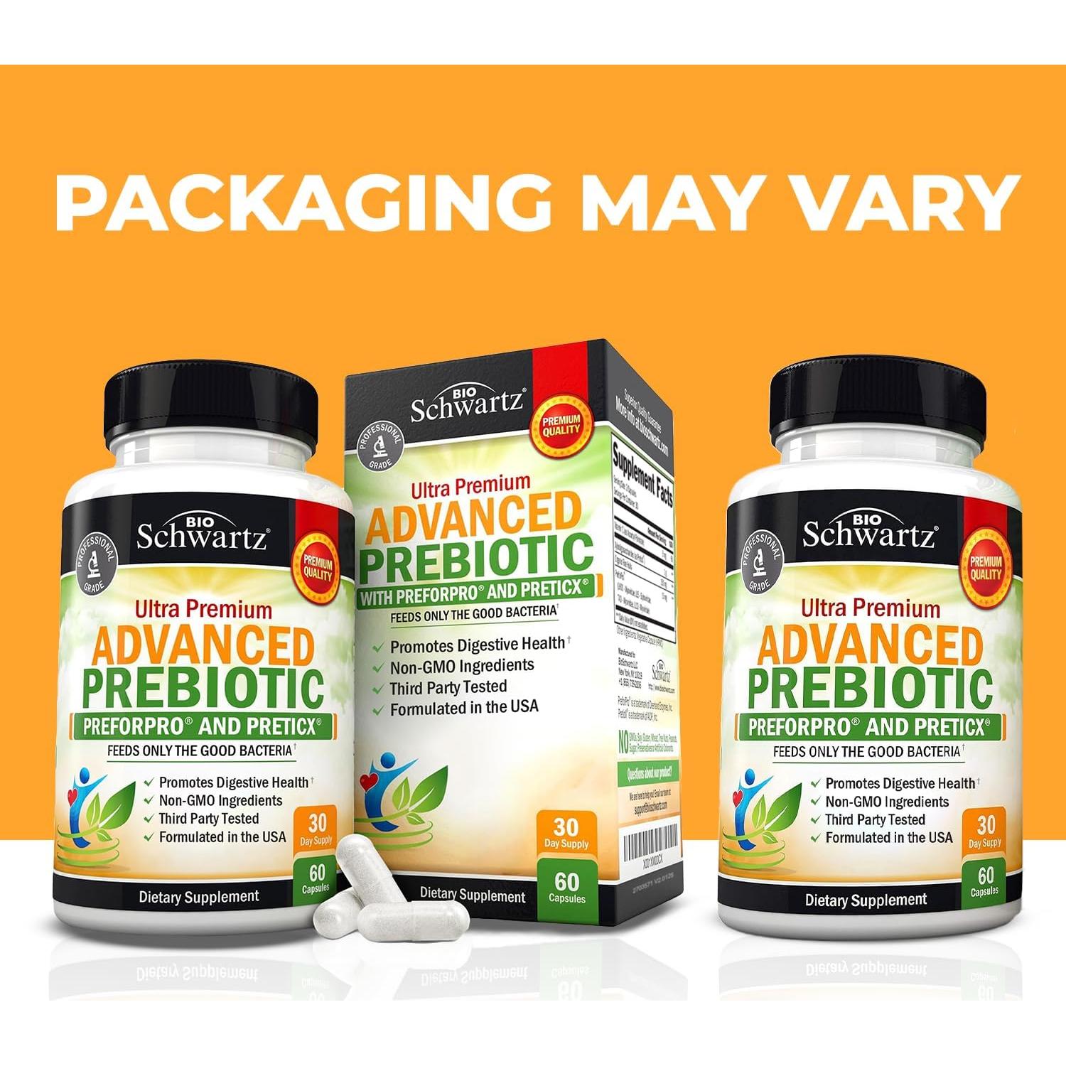 Prebióticos Avanzados BioSchwartz 60 Cápsulas Digestivas